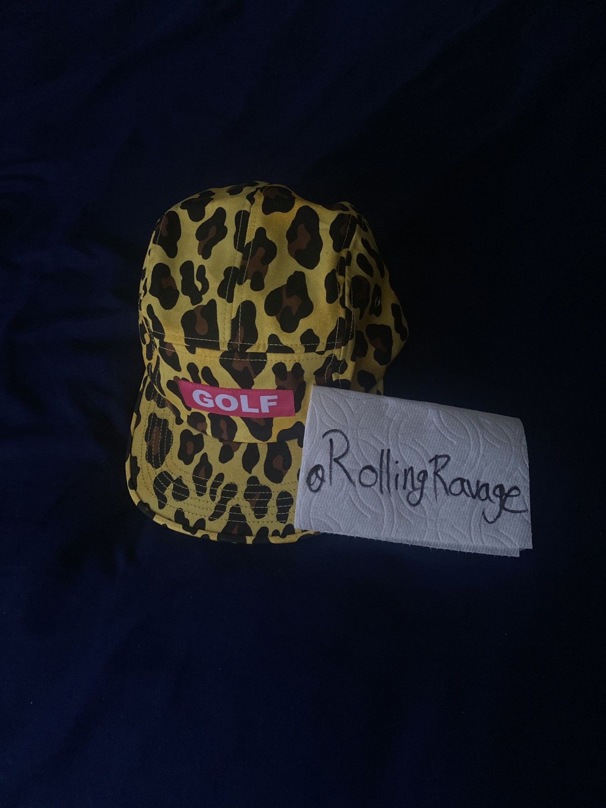 Golf Wang × Odd Future Golf Wang Yellow Cheetah Print 5 Panel OS | Grailed
