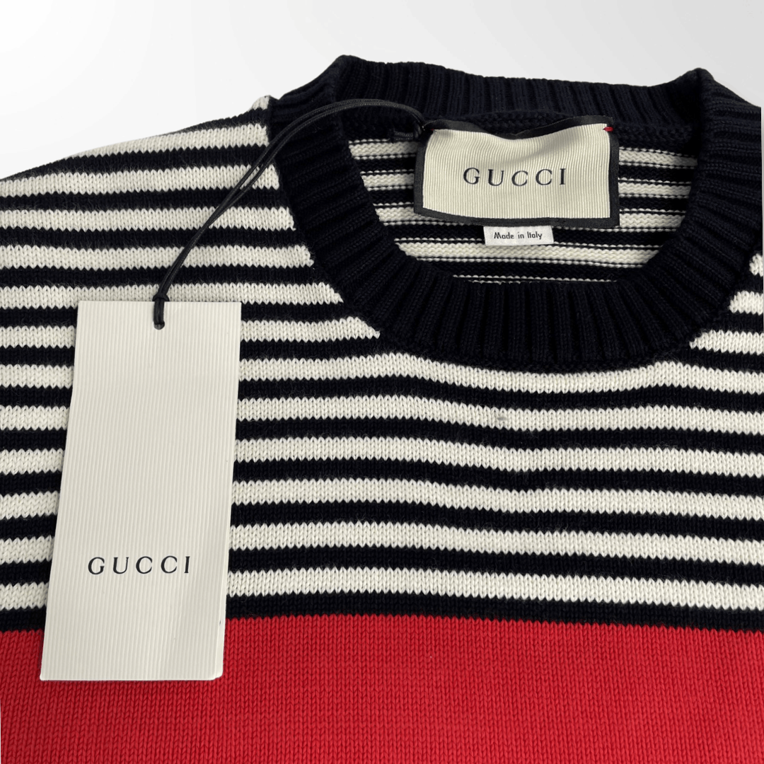 Gucci Gucci GG Striped Knit Sweatshirt Size US S / EU 44-46 / 1 - 3 Thumbnail