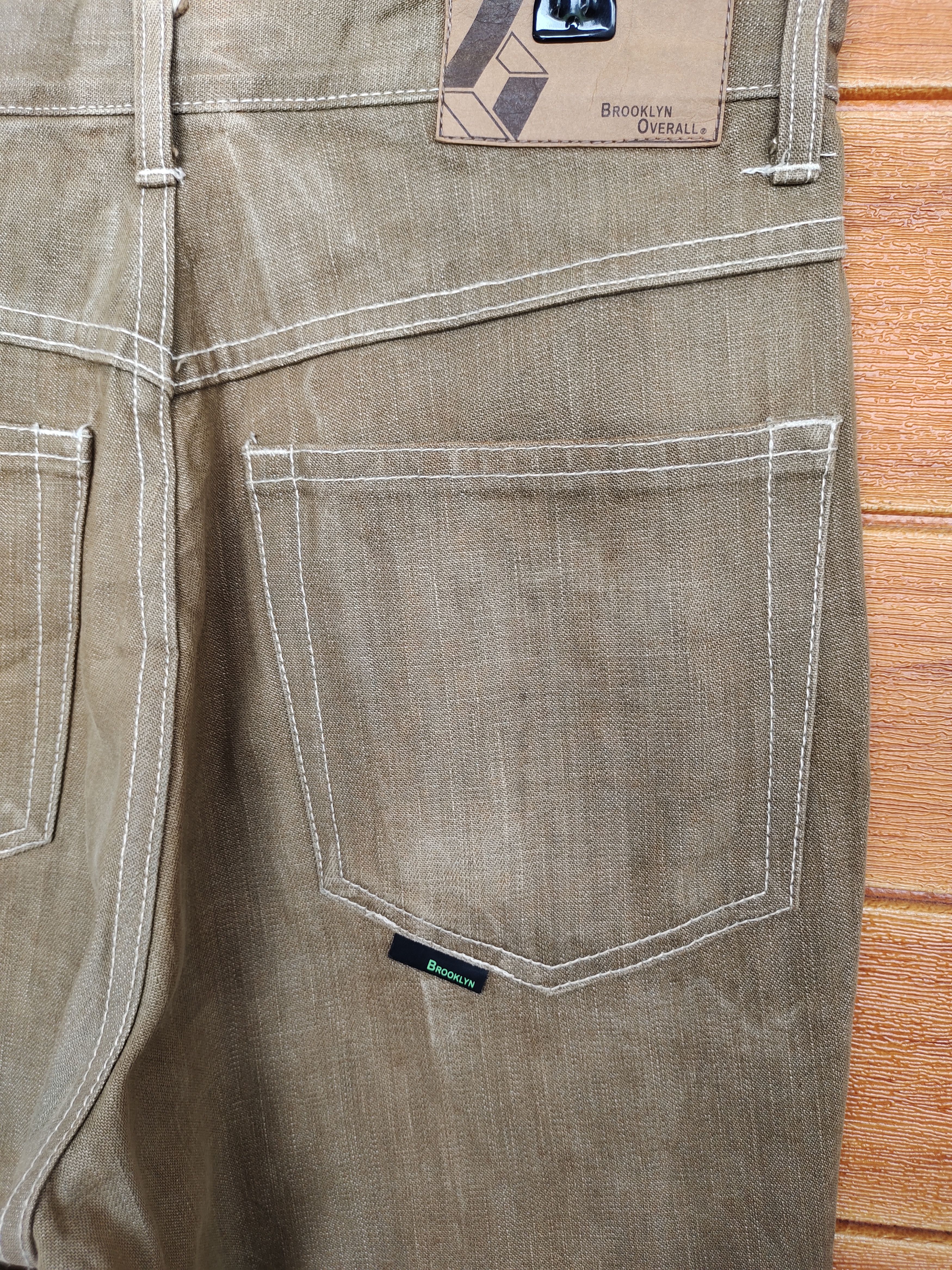 Brooklyn Denim Co. Vintage BROOKLYN OVERALL Denim Jeans Size US 31 - 5 Thumbnail