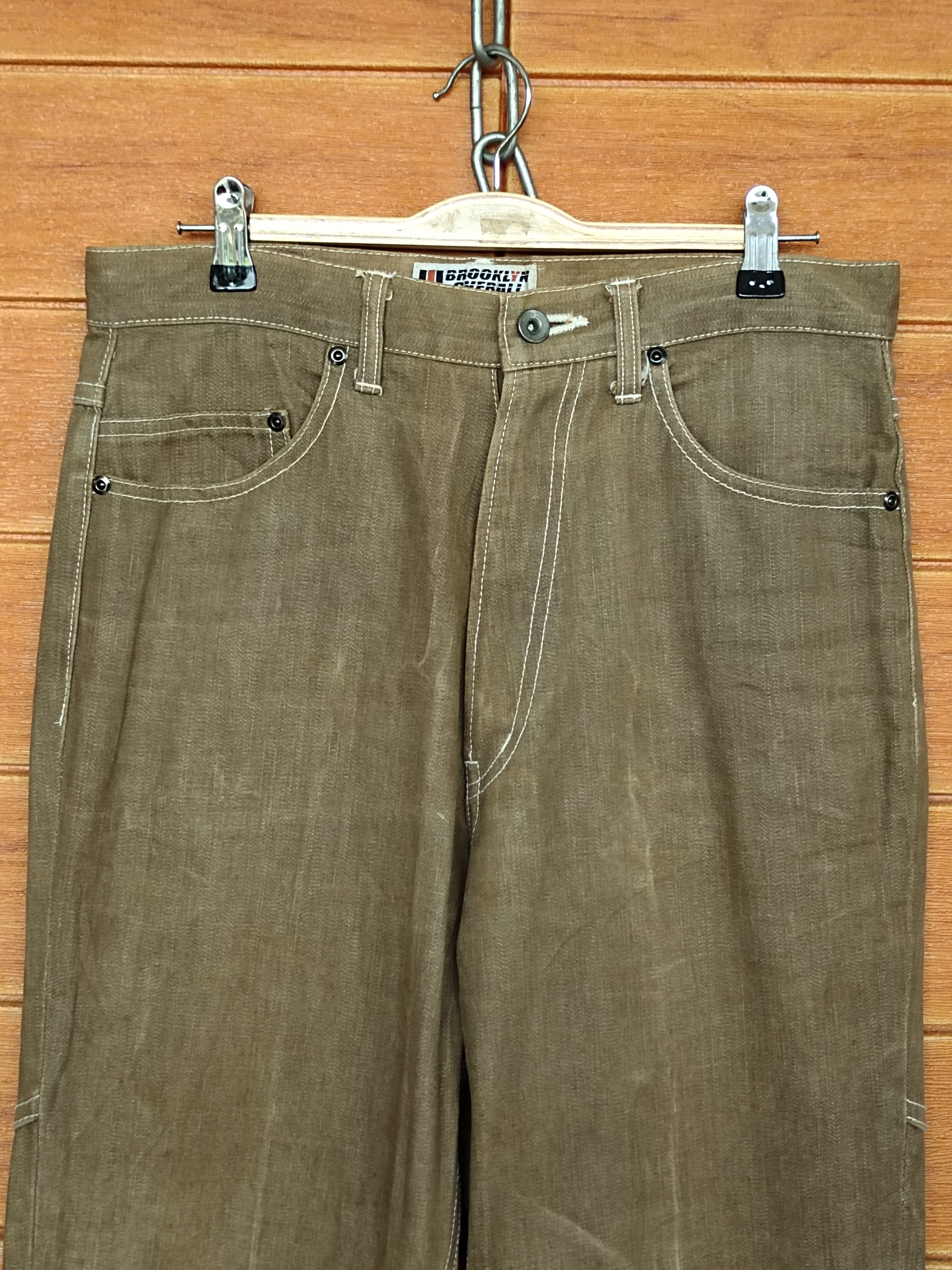 Brooklyn Denim Co. Vintage BROOKLYN OVERALL Denim Jeans Size US 31 - 9 Thumbnail