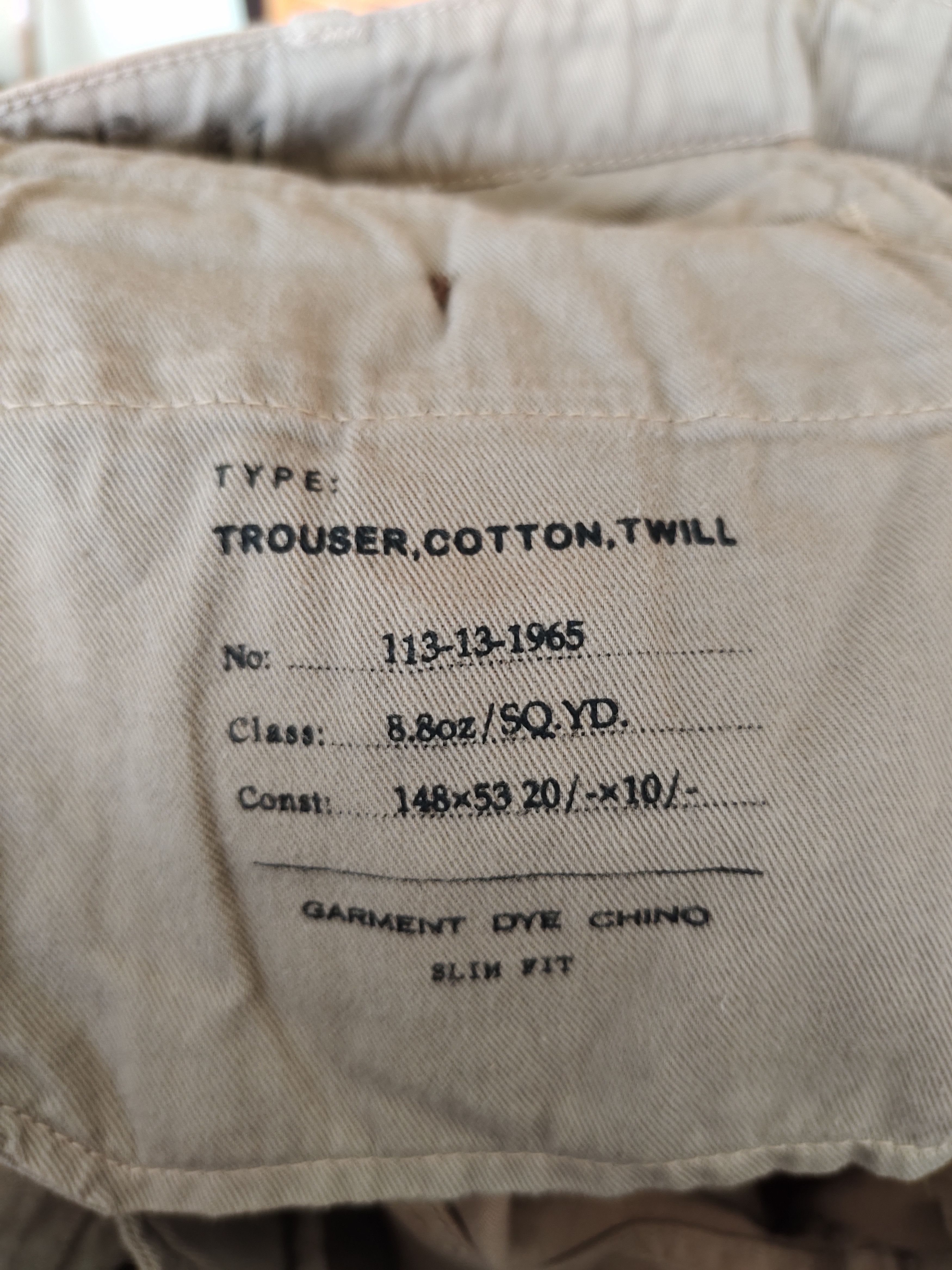 Comme des Garcons × Undercover SHIPS Military Slim Fit Trouser Cotton Twill Pants Size US 31 - 13 Thumbnail