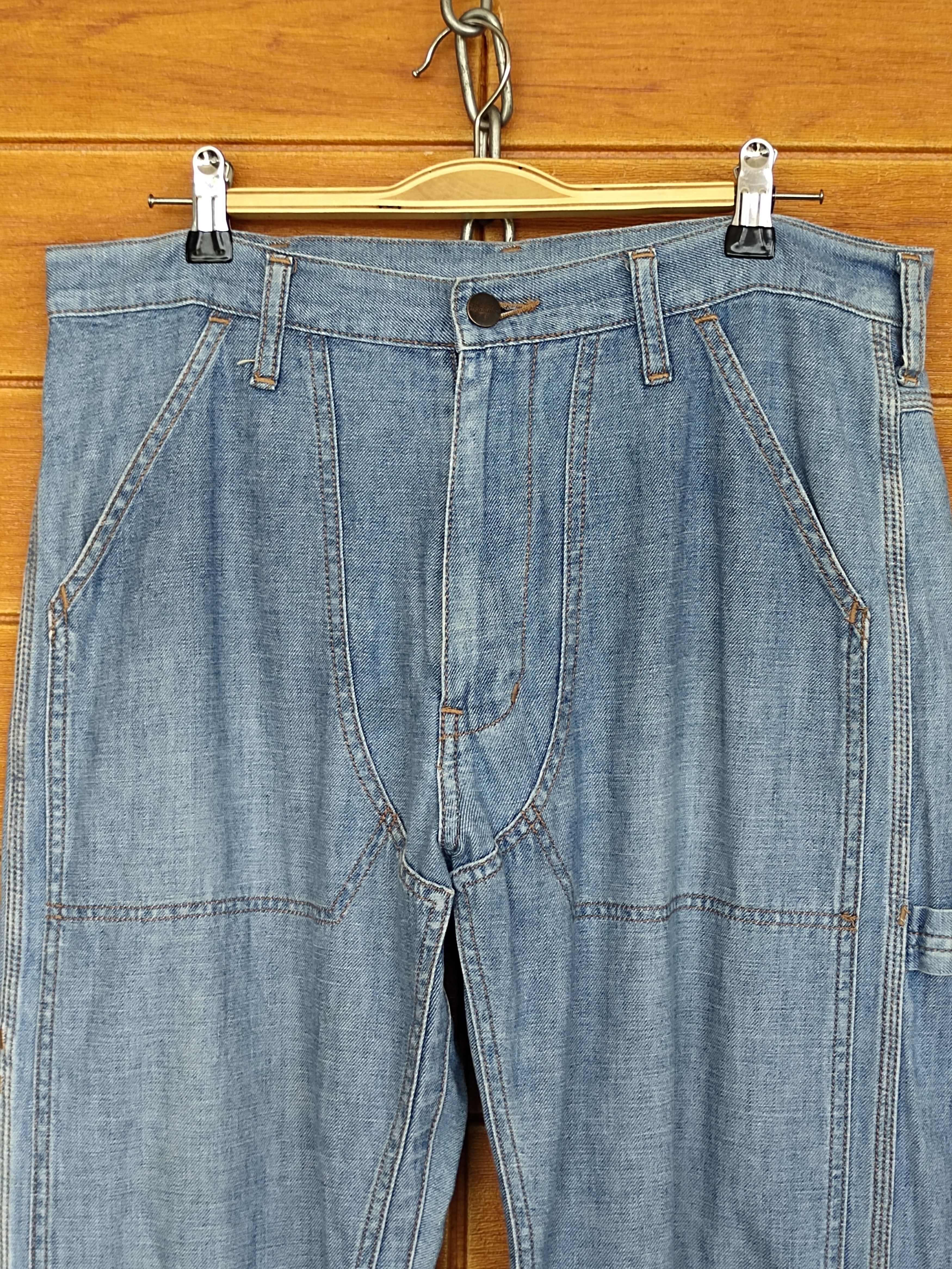 Vintage Vintage WRANGLER 700 SERIES Double Knee Carpenter Denim Size US 33 - 10 Thumbnail