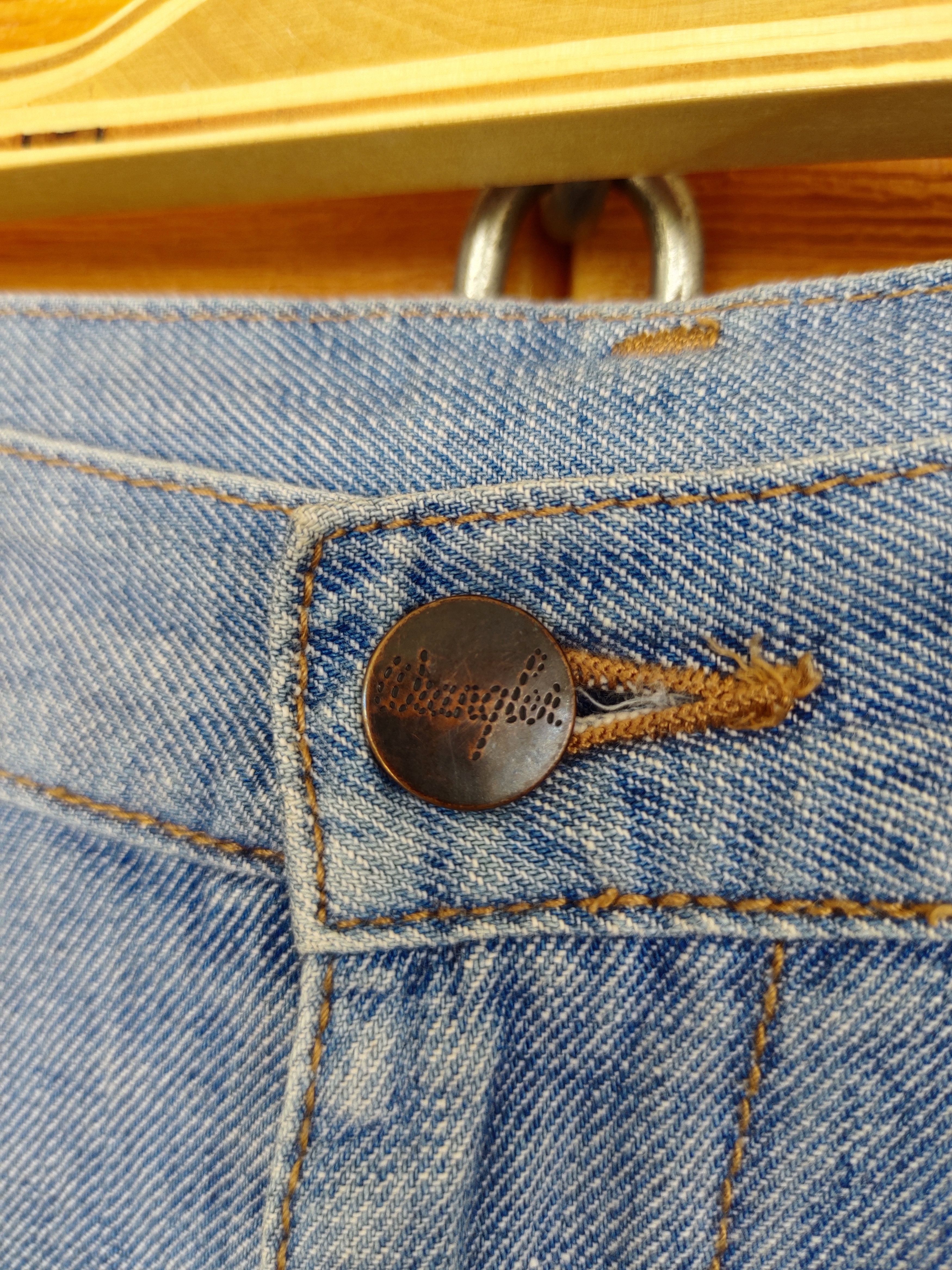 Vintage Vintage WRANGLER 700 SERIES Double Knee Carpenter Denim Size US 33 - 17 Thumbnail