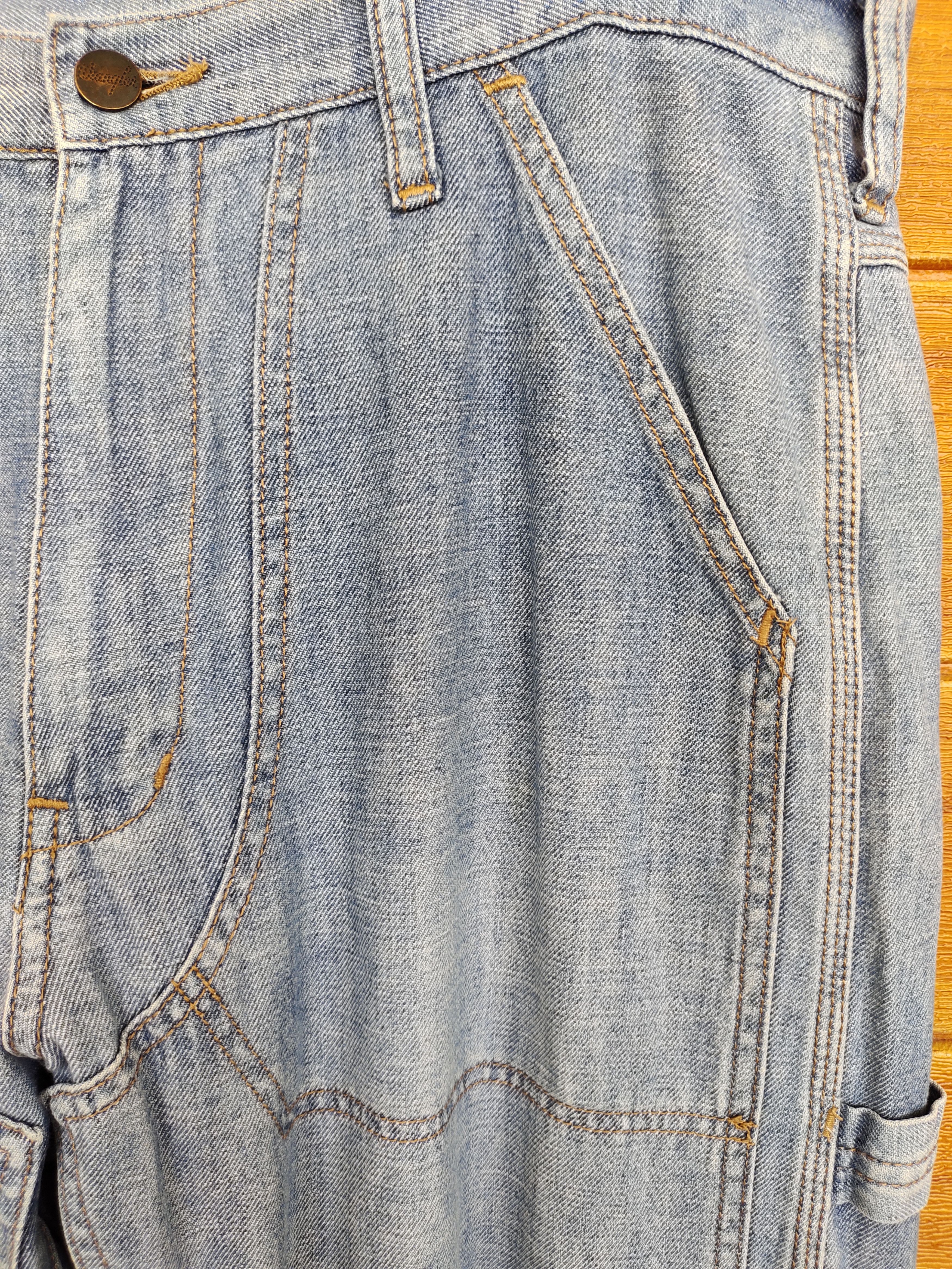 Vintage Vintage WRANGLER 700 SERIES Double Knee Carpenter Denim Size US 33 - 11 Thumbnail