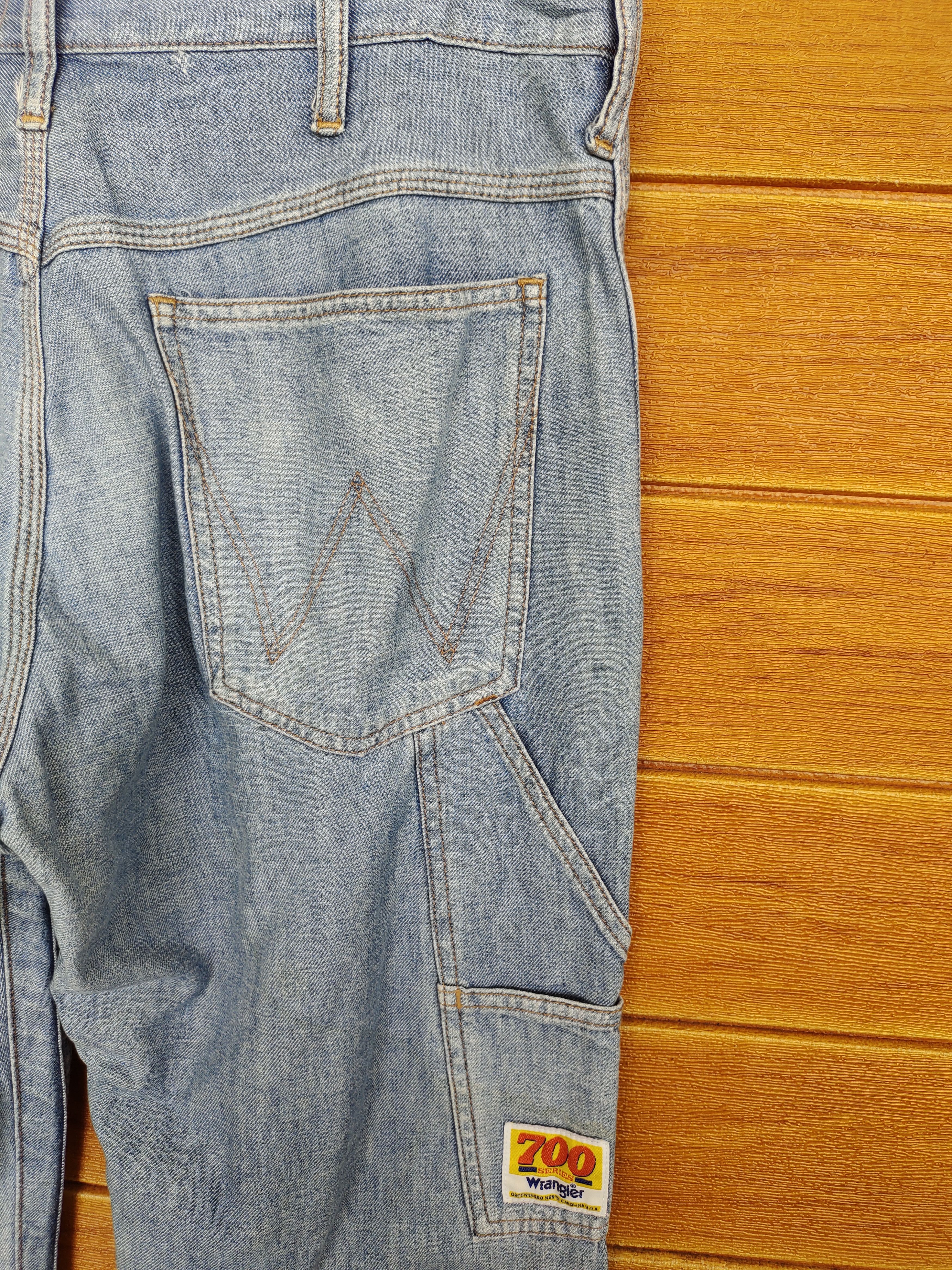 Vintage Vintage WRANGLER 700 SERIES Double Knee Carpenter Denim Size US 33 - 5 Thumbnail