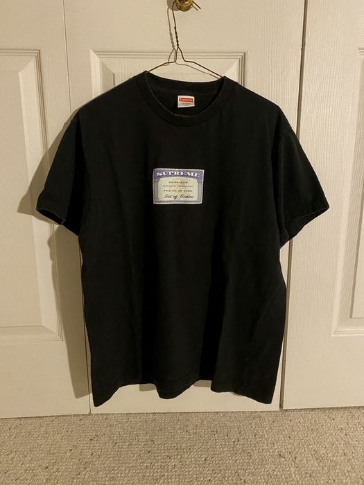 Supreme Supreme Social Tee Black T-Shirt | Grailed