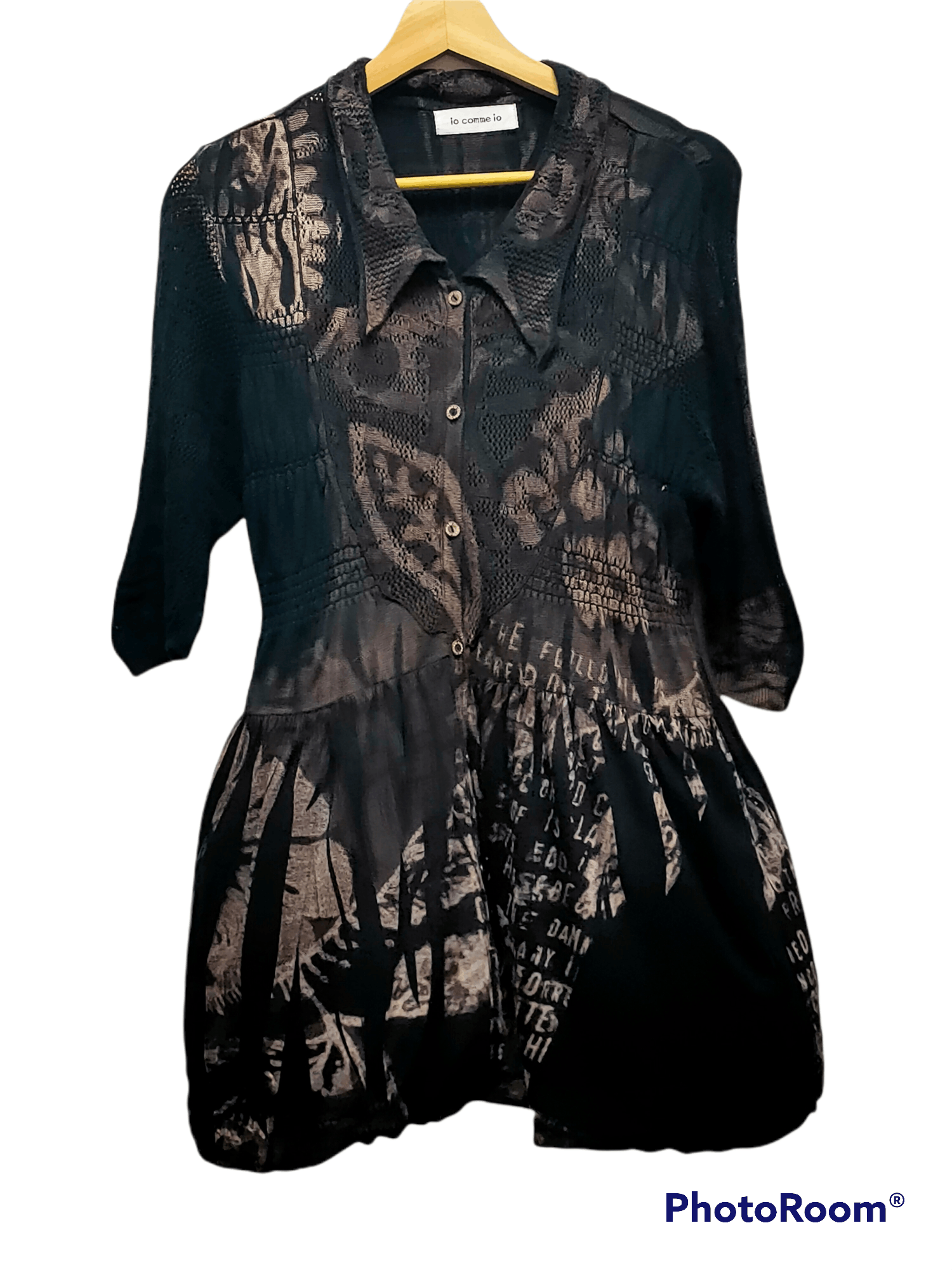 iO IO comme IO shirt knitwear button up Size US M / EU 48-50 / 2 - 1 Thumbnail