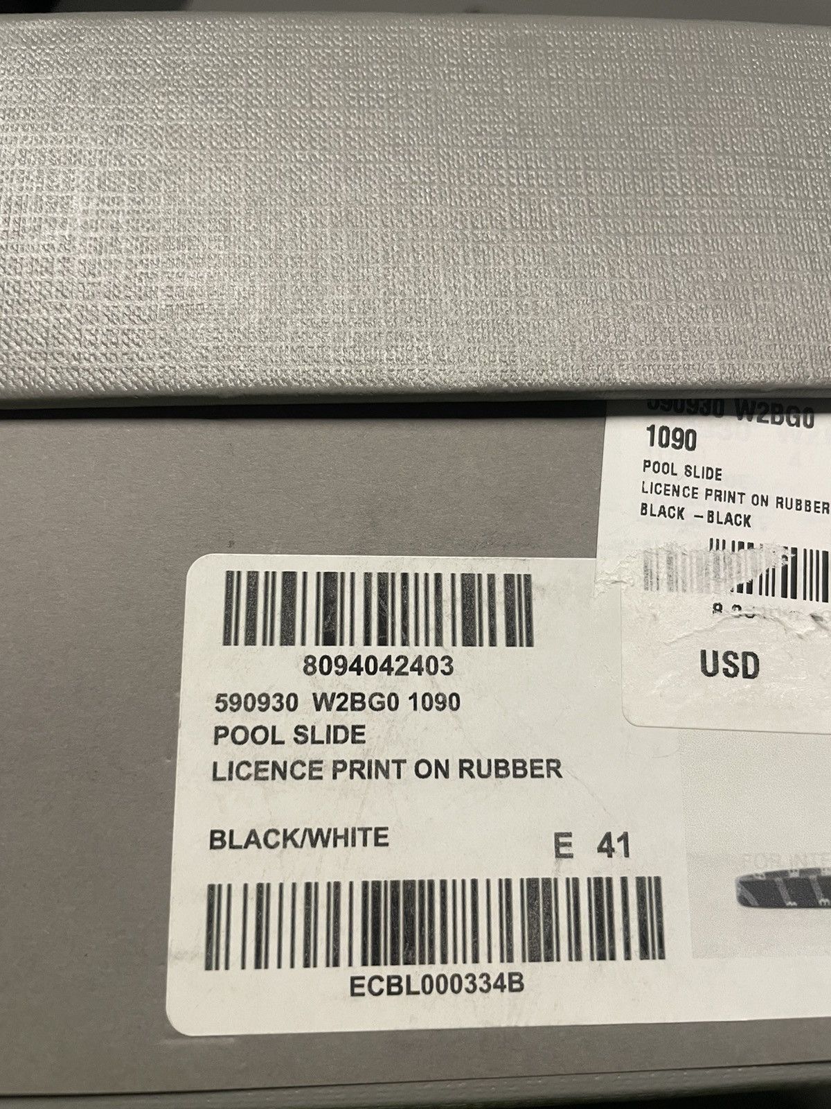 Balenciaga Rare Super Runway Limited Edition Iconic BB Logo Pool Slides Size US 8 / EU 41 - 9 Thumbnail
