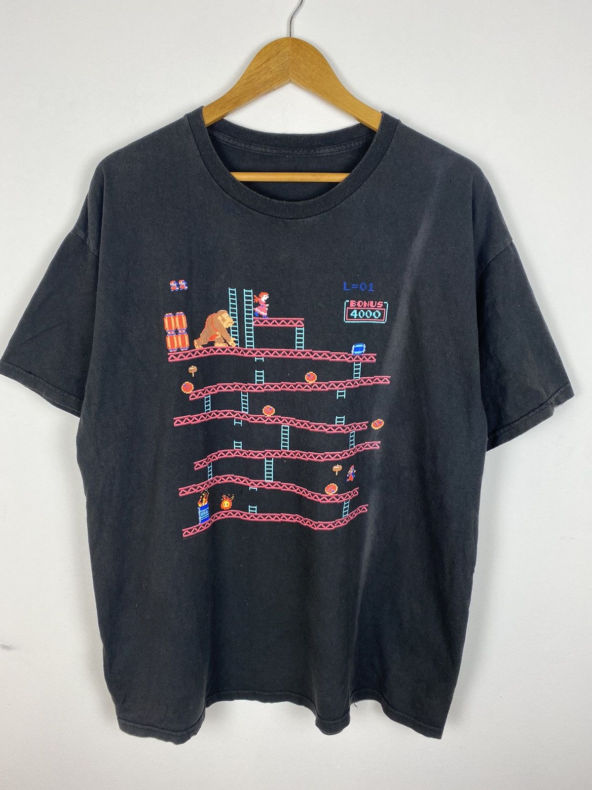 Vintage Vtg Donkey kong game super Mario Bape Size US XL / EU 56 / 4 - 3 Thumbnail