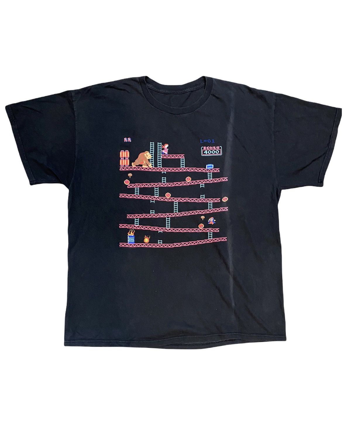 Vintage Vtg Donkey kong game super Mario Bape Size US XL / EU 56 / 4 - 1 Thumbnail