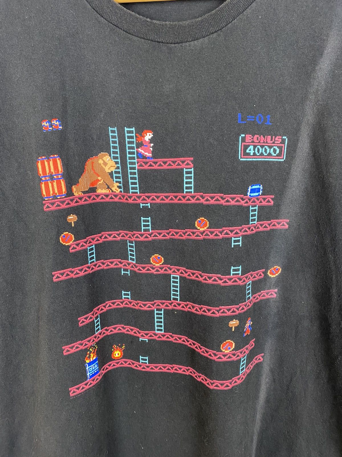 Vintage Vtg Donkey kong game super Mario Bape Size US XL / EU 56 / 4 - 4 Thumbnail