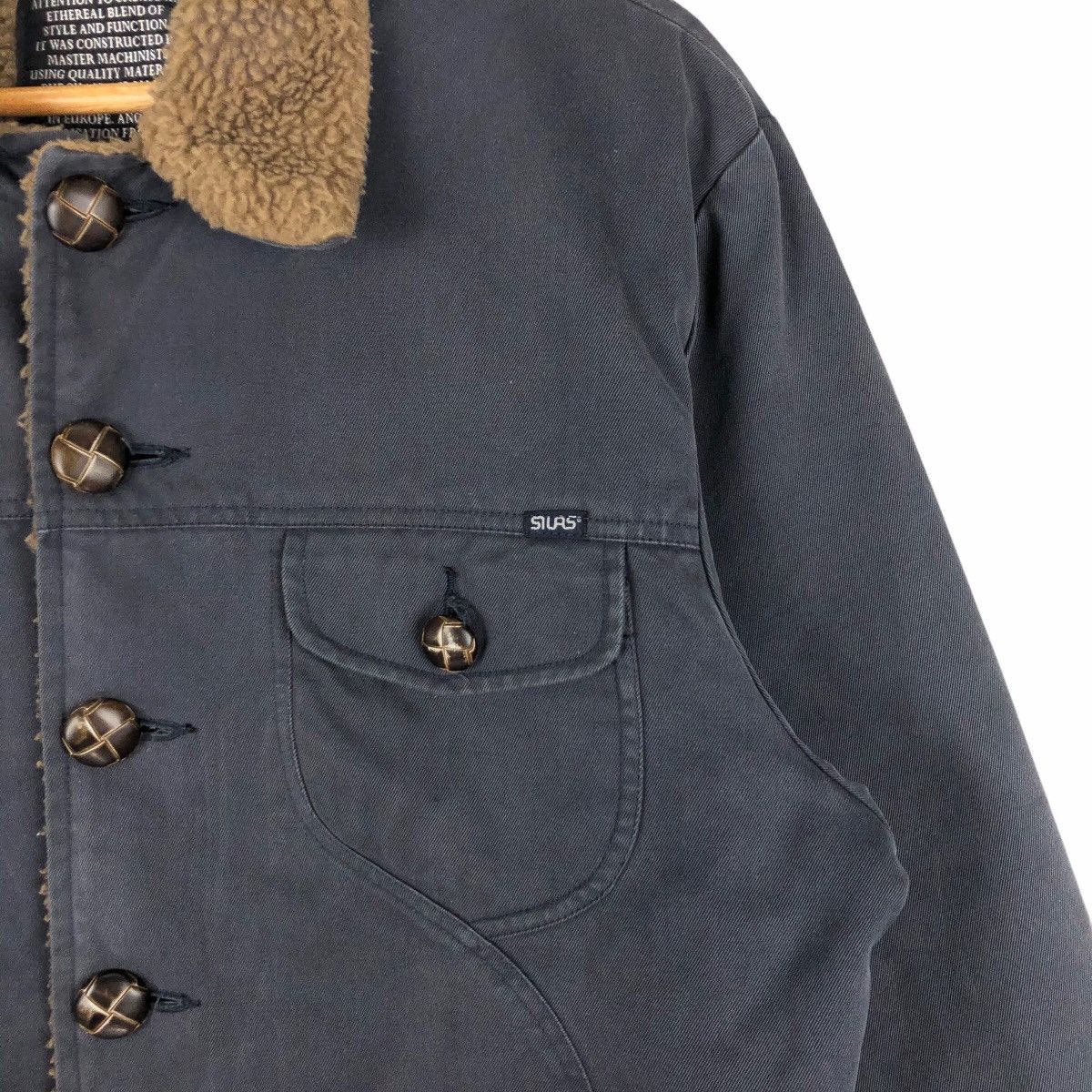 Silas Vintage Silas Shearling Worker Jacket Boy On The Bus Twill Size US L / EU 52-54 / 3 - 6 Thumbnail