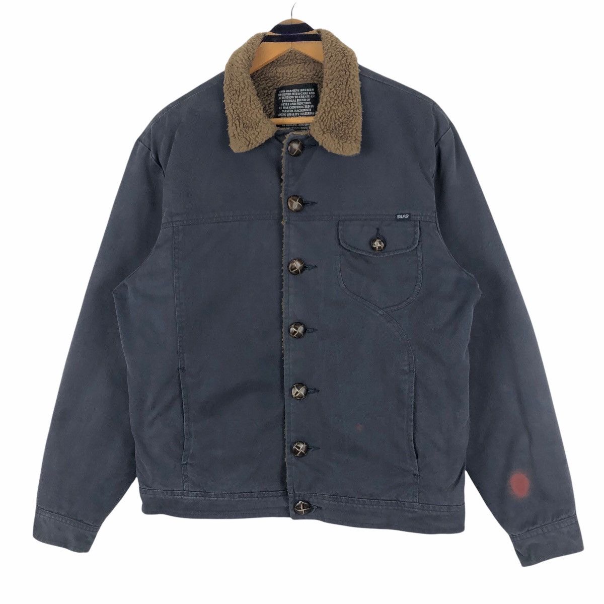 Silas Vintage Silas Shearling Worker Jacket Boy On The Bus Twill Size US L / EU 52-54 / 3 - 1 Thumbnail