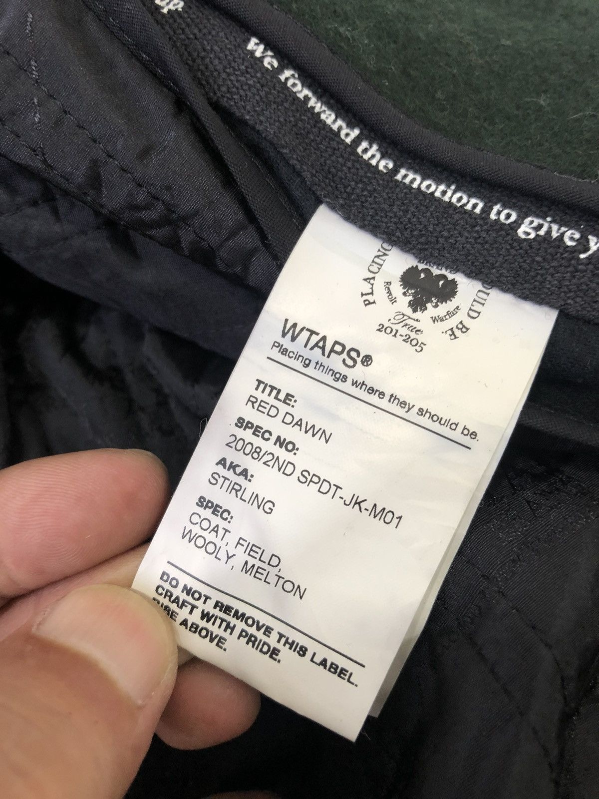 Wtaps Wtaps Red Dawn wooly sterling 2008/2nd SPDT hoodie jacket Size US M / EU 48-50 / 2 - 22 Thumbnail
