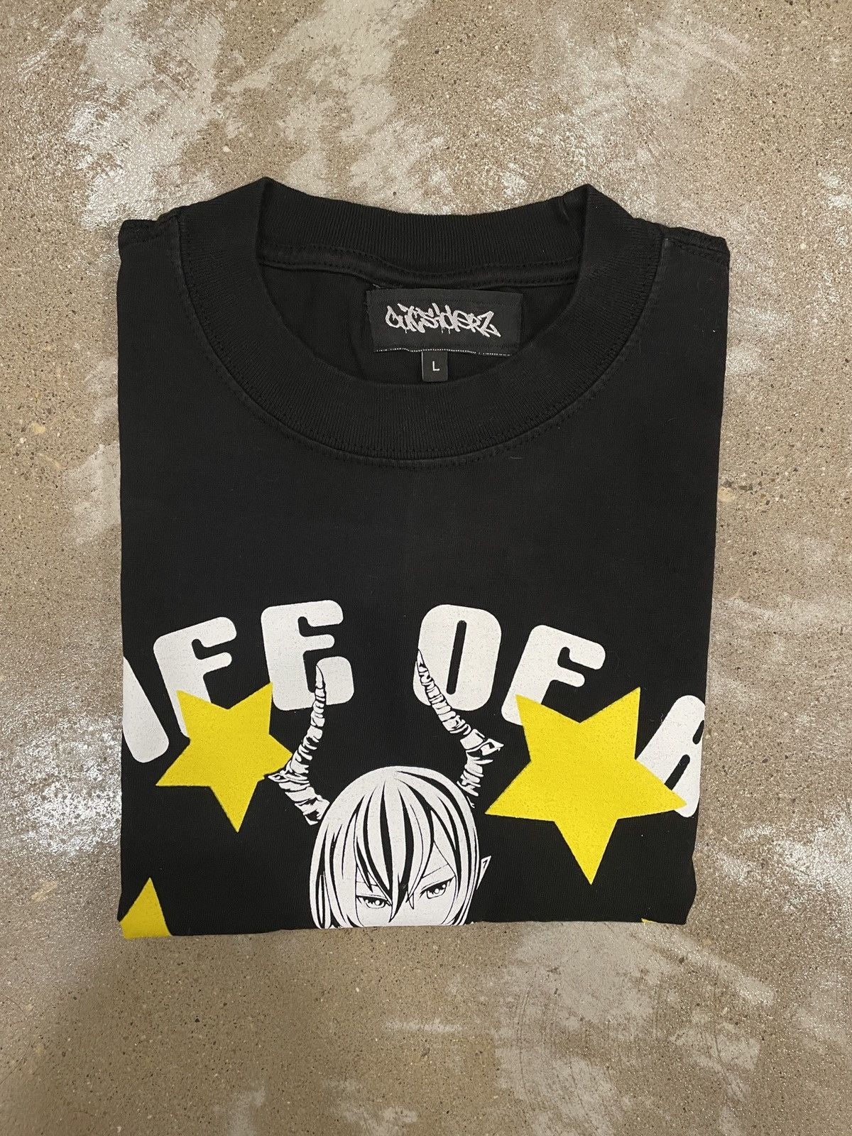 Life Of An Outsider Anime Tee Black