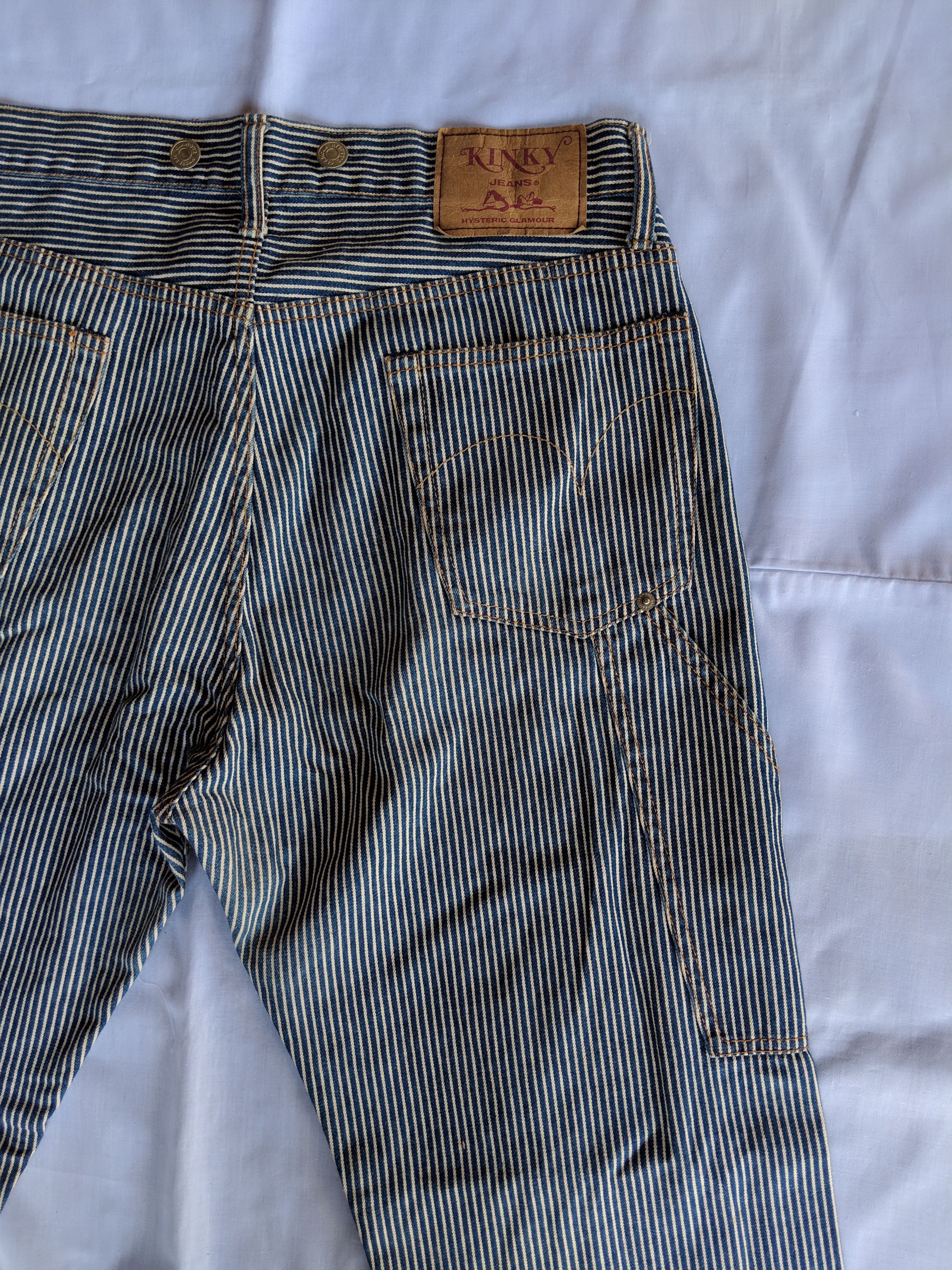 Hysteric Glamour × Japanese Brand Rarely hickory workwear Hysteric Glamour pant made in japan Size US 33 - 3 Thumbnail