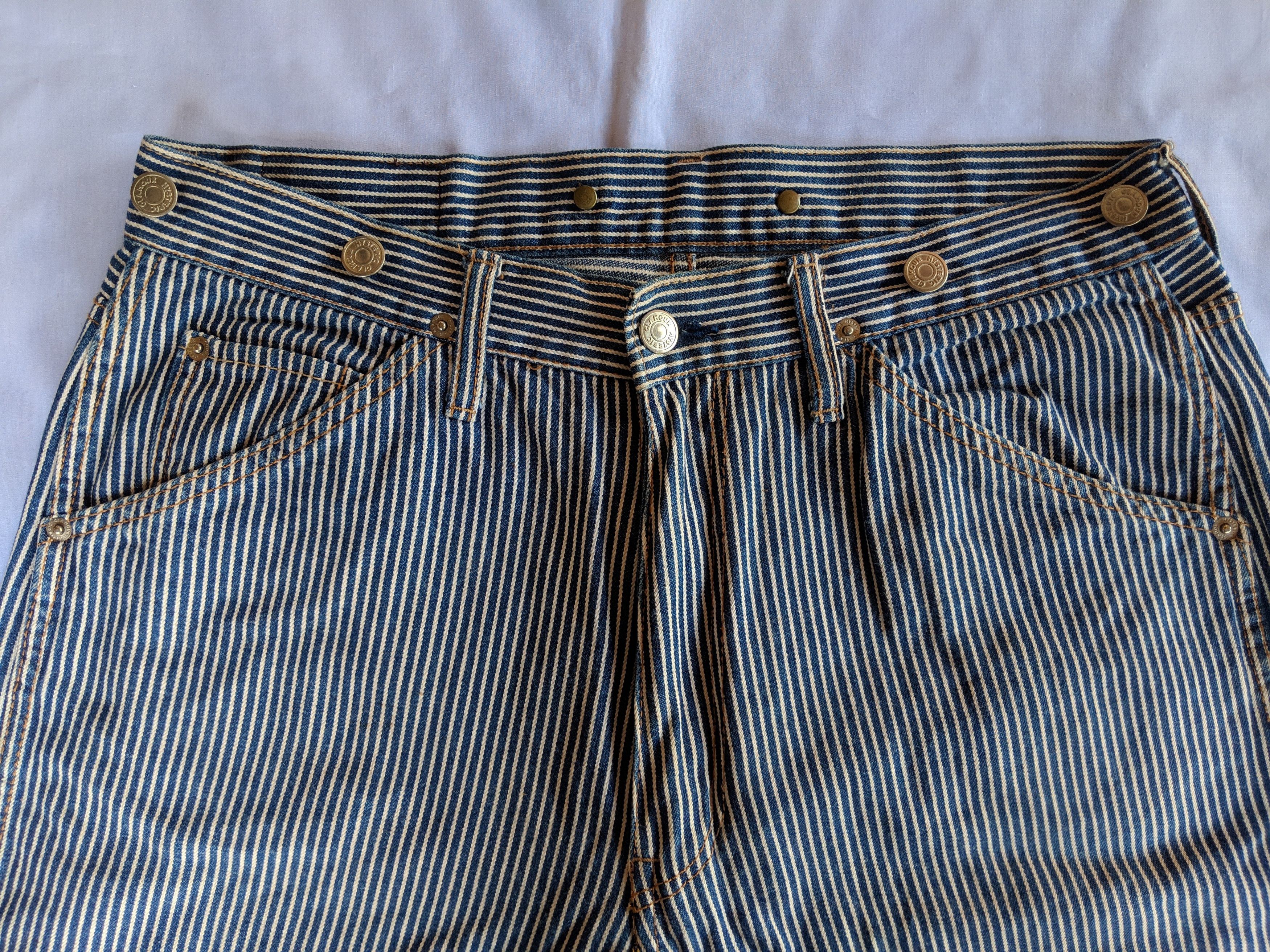 Hysteric Glamour × Japanese Brand Rarely hickory workwear Hysteric Glamour pant made in japan Size US 33 - 4 Thumbnail