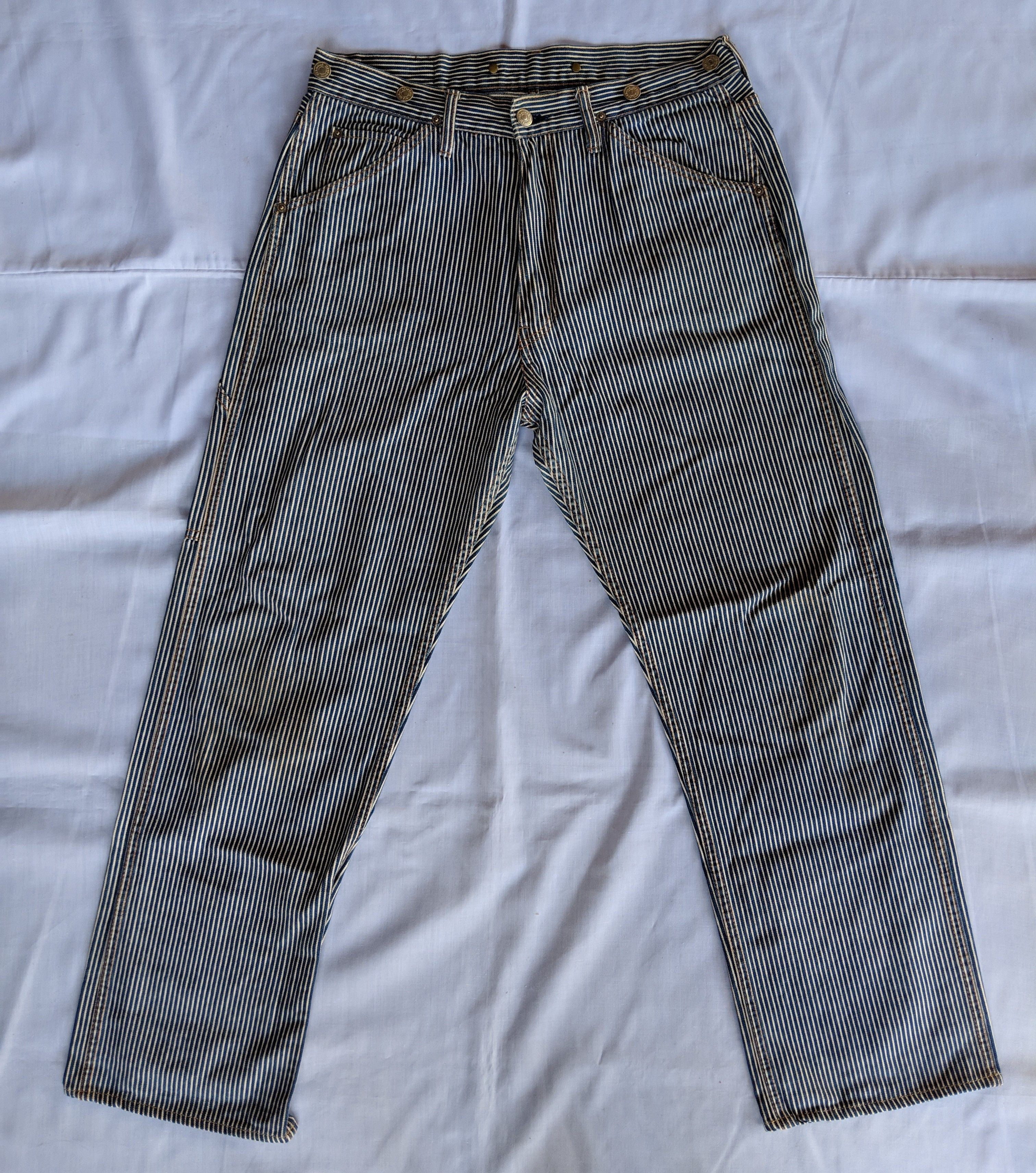 Hysteric Glamour × Japanese Brand Rarely hickory workwear Hysteric Glamour pant made in japan Size US 33 - 1 Thumbnail