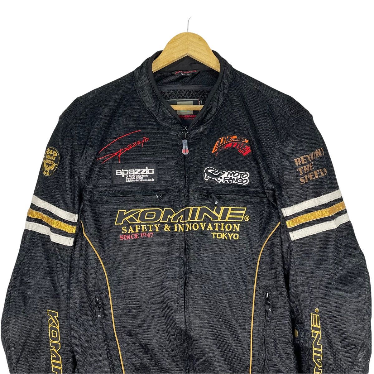 Japanese Brand × Sports Specialties 🌟KOMINE Tokyo Spazzio Safety Padding Biker Jacket Size US XXL / EU 58 / 5 - 3 Thumbnail