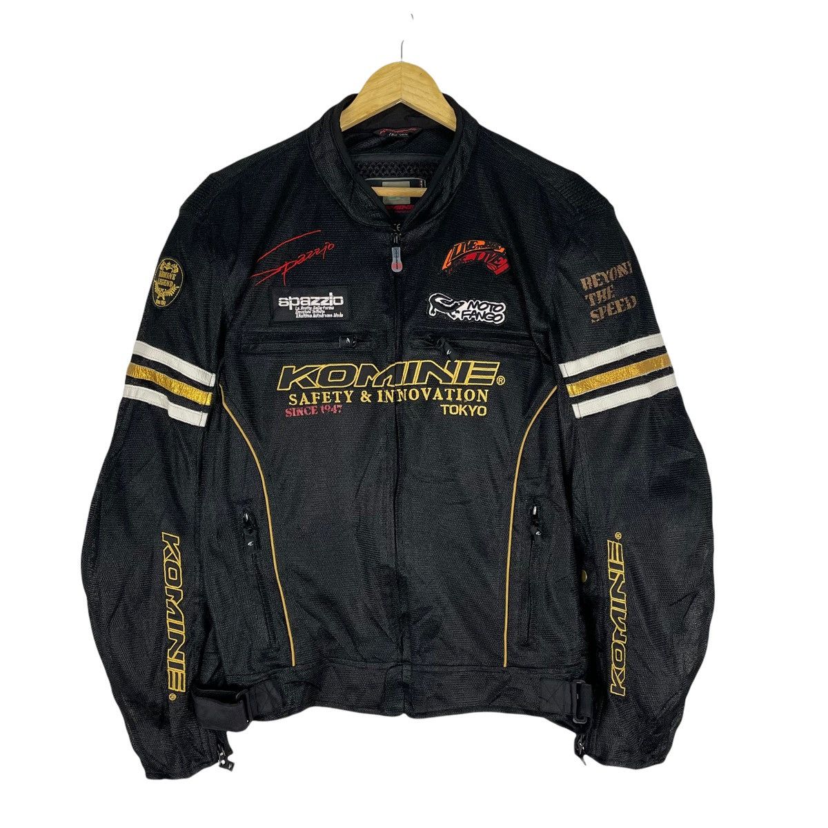 Japanese Brand × Sports Specialties 🌟KOMINE Tokyo Spazzio Safety Padding Biker Jacket Size US XXL / EU 58 / 5 - 1 Thumbnail