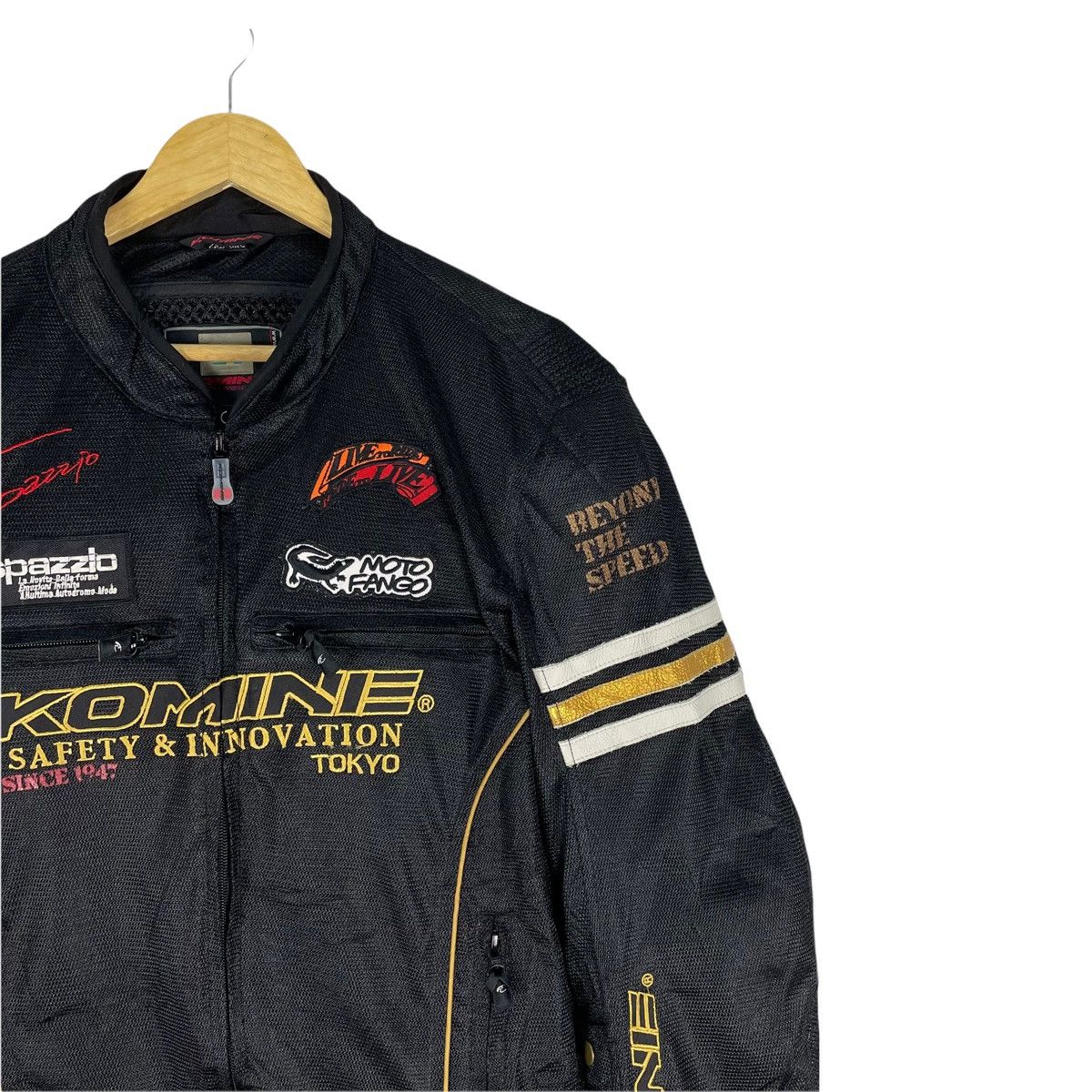 Japanese Brand × Sports Specialties 🌟KOMINE Tokyo Spazzio Safety Padding Biker Jacket Size US XXL / EU 58 / 5 - 4 Thumbnail