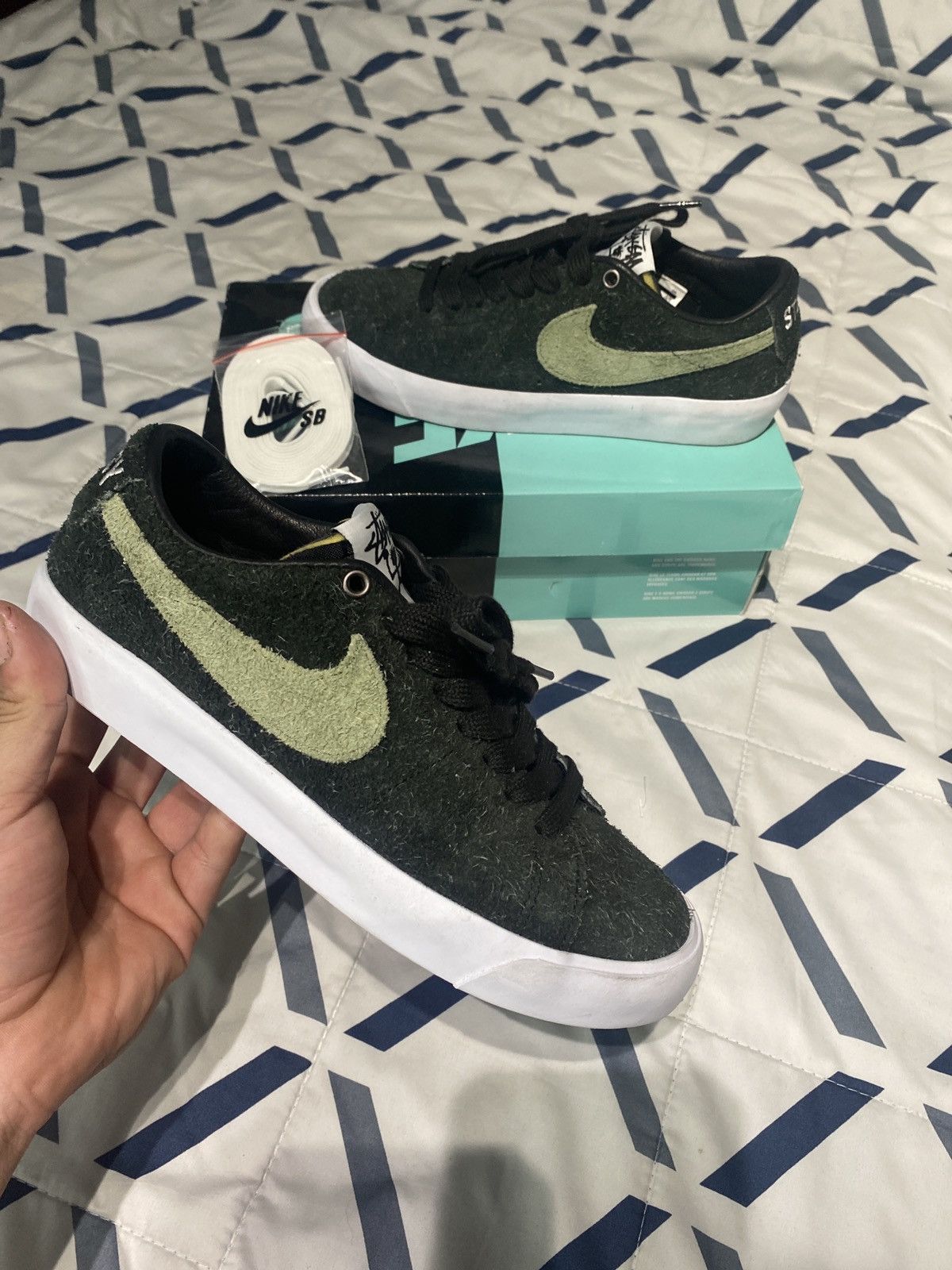 Nike sb blazer low stussy hotsell