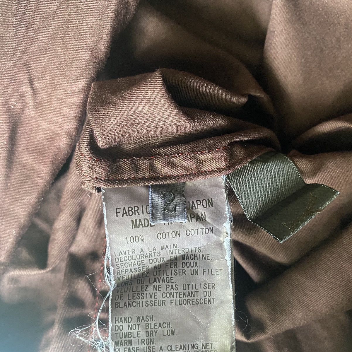 Yohji Yamamoto Y’s Object Dye Diagonal Back Open Details Shirt Size US M / EU 48-50 / 2 - 6 Thumbnail