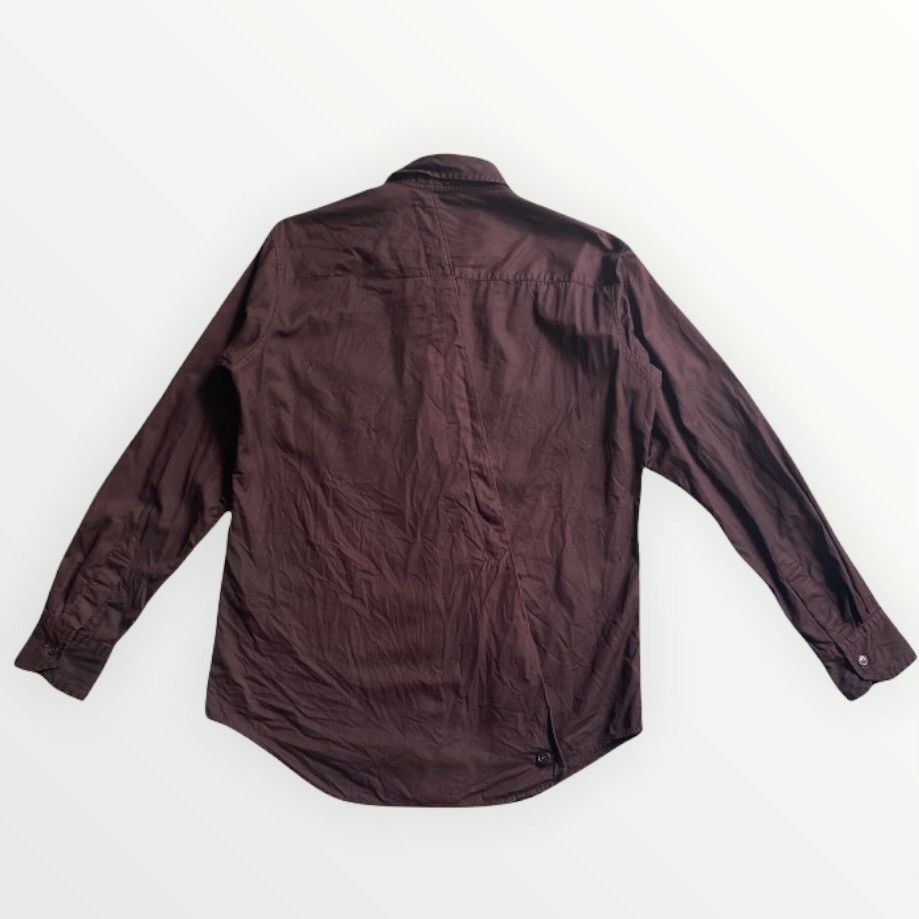 Yohji Yamamoto Y’s Object Dye Diagonal Back Open Details Shirt Size US M / EU 48-50 / 2 - 2 Thumbnail