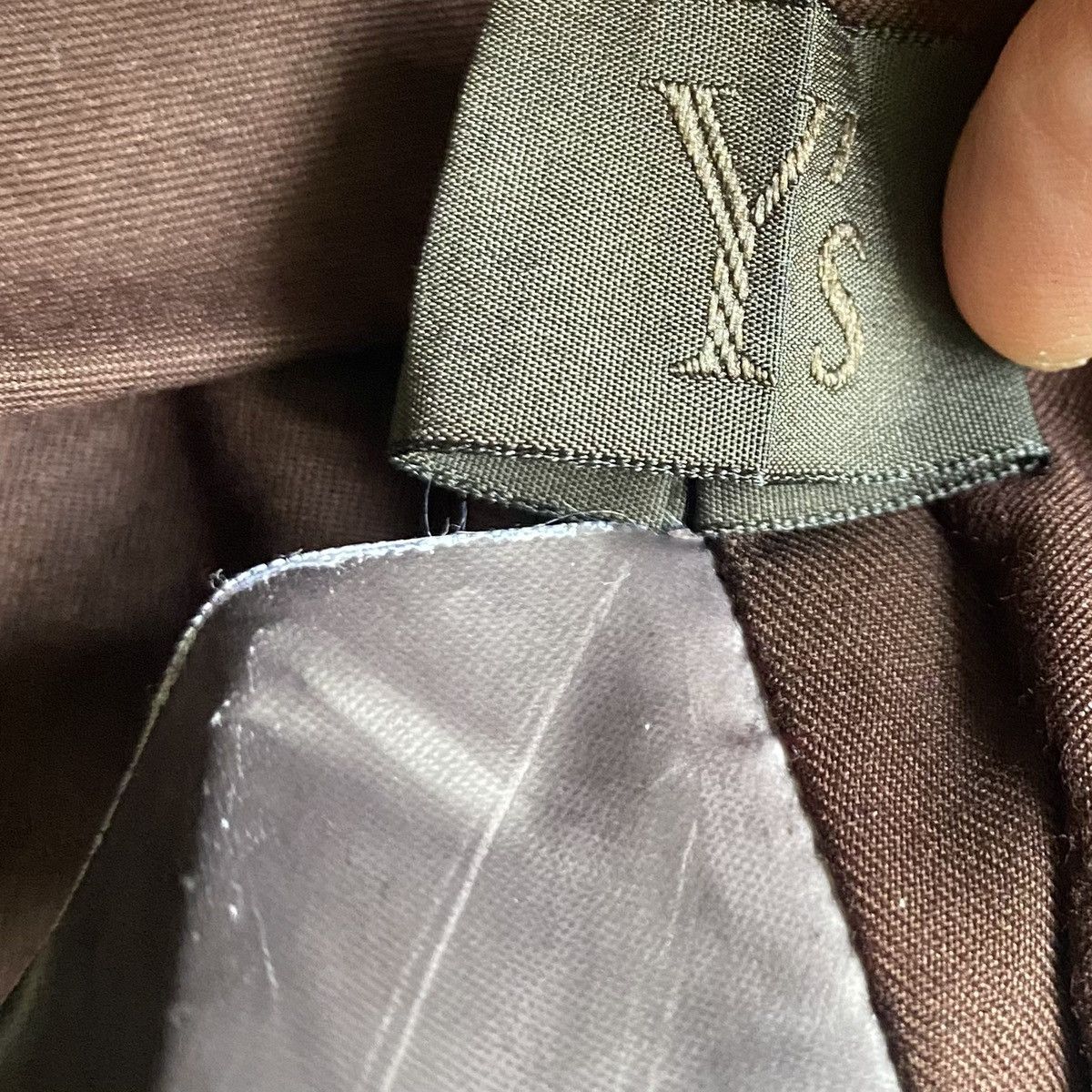Yohji Yamamoto Y’s Object Dye Diagonal Back Open Details Shirt Size US M / EU 48-50 / 2 - 7 Thumbnail