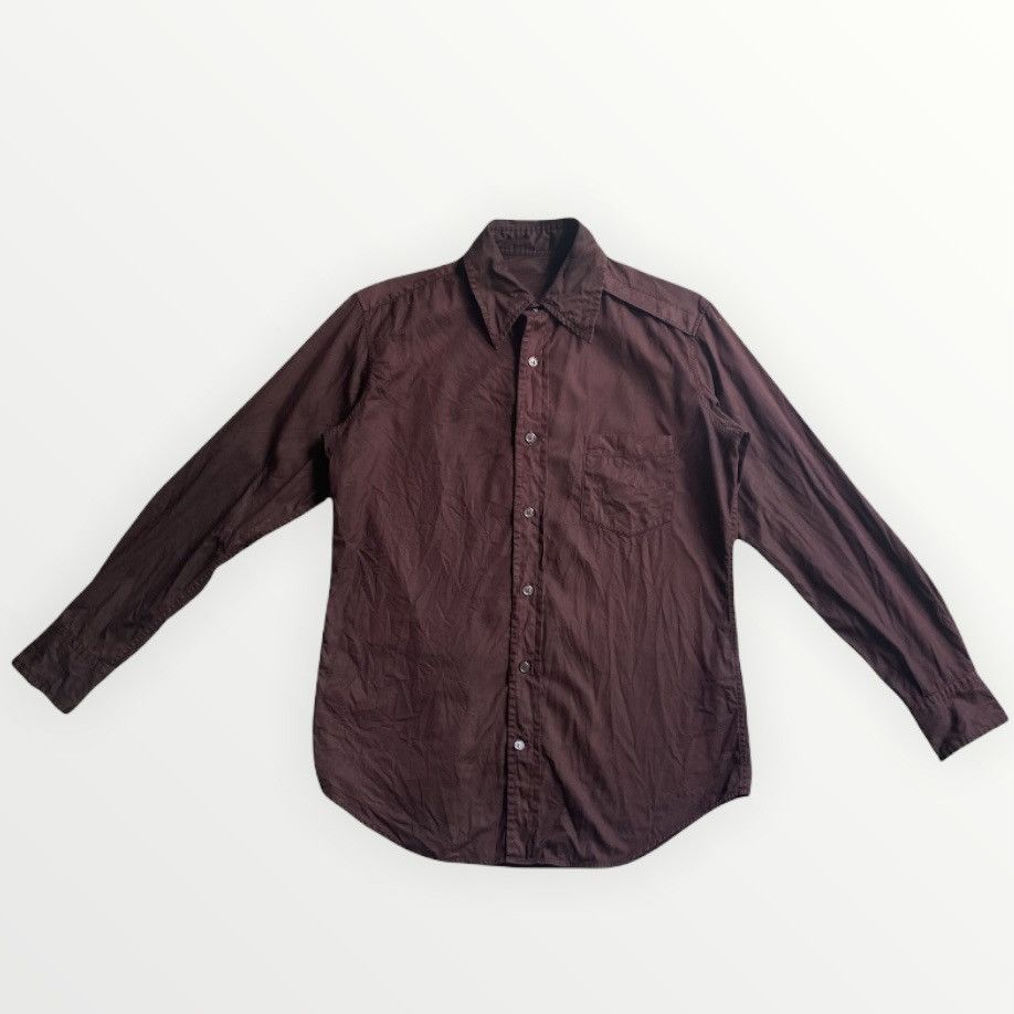 Yohji Yamamoto Y’s Object Dye Diagonal Back Open Details Shirt Size US M / EU 48-50 / 2 - 4 Thumbnail