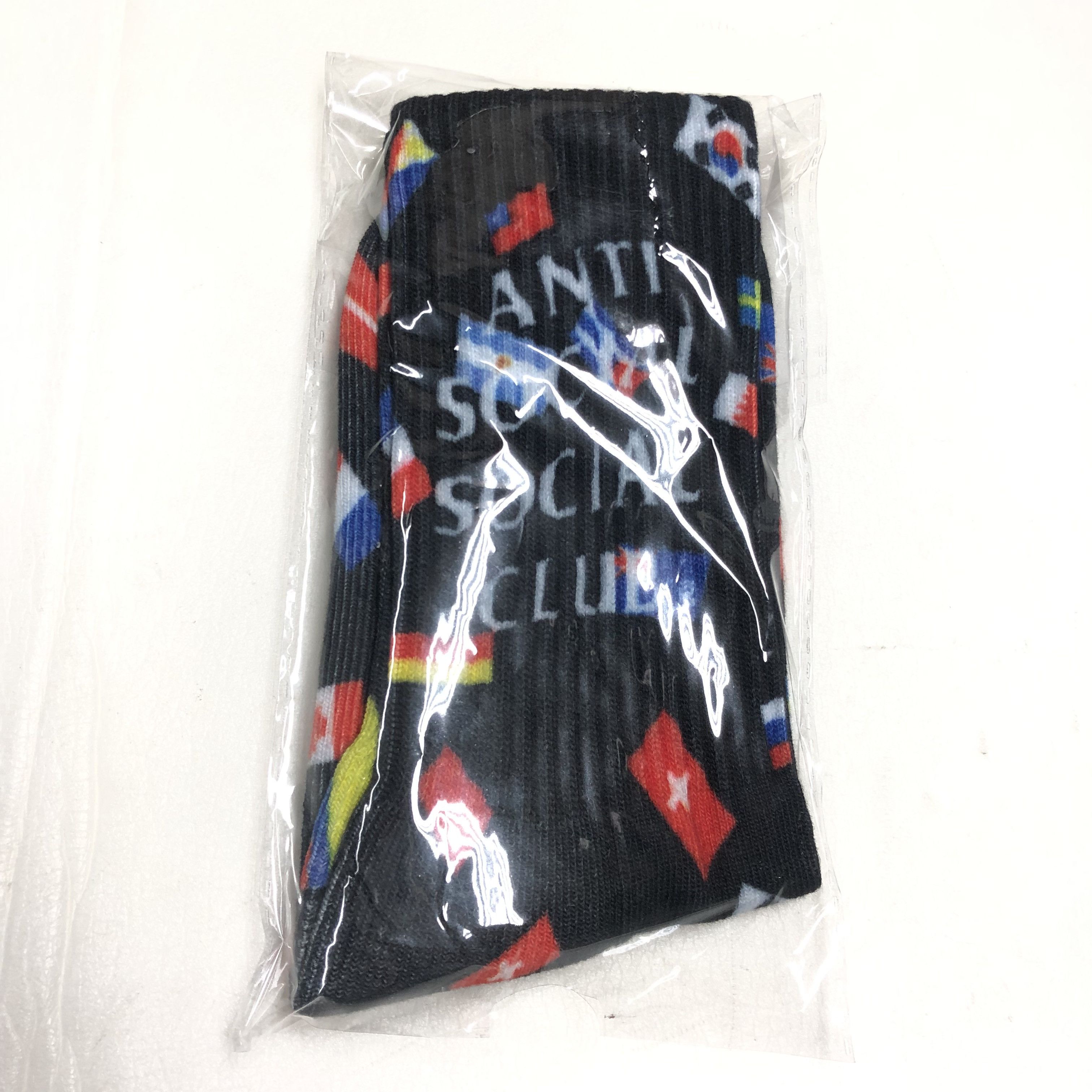 Anti Social Social Club DS SS21 White ASSC Flags Business Black Socks BAPE KITH FOG Size ONE SIZE - 6 Thumbnail