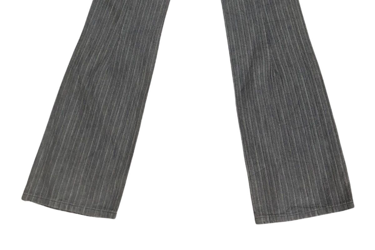 Japanese Brand Japanese 291295 Homme Stripes Flare Jeans Size US 28 / EU 44 - 6 Thumbnail