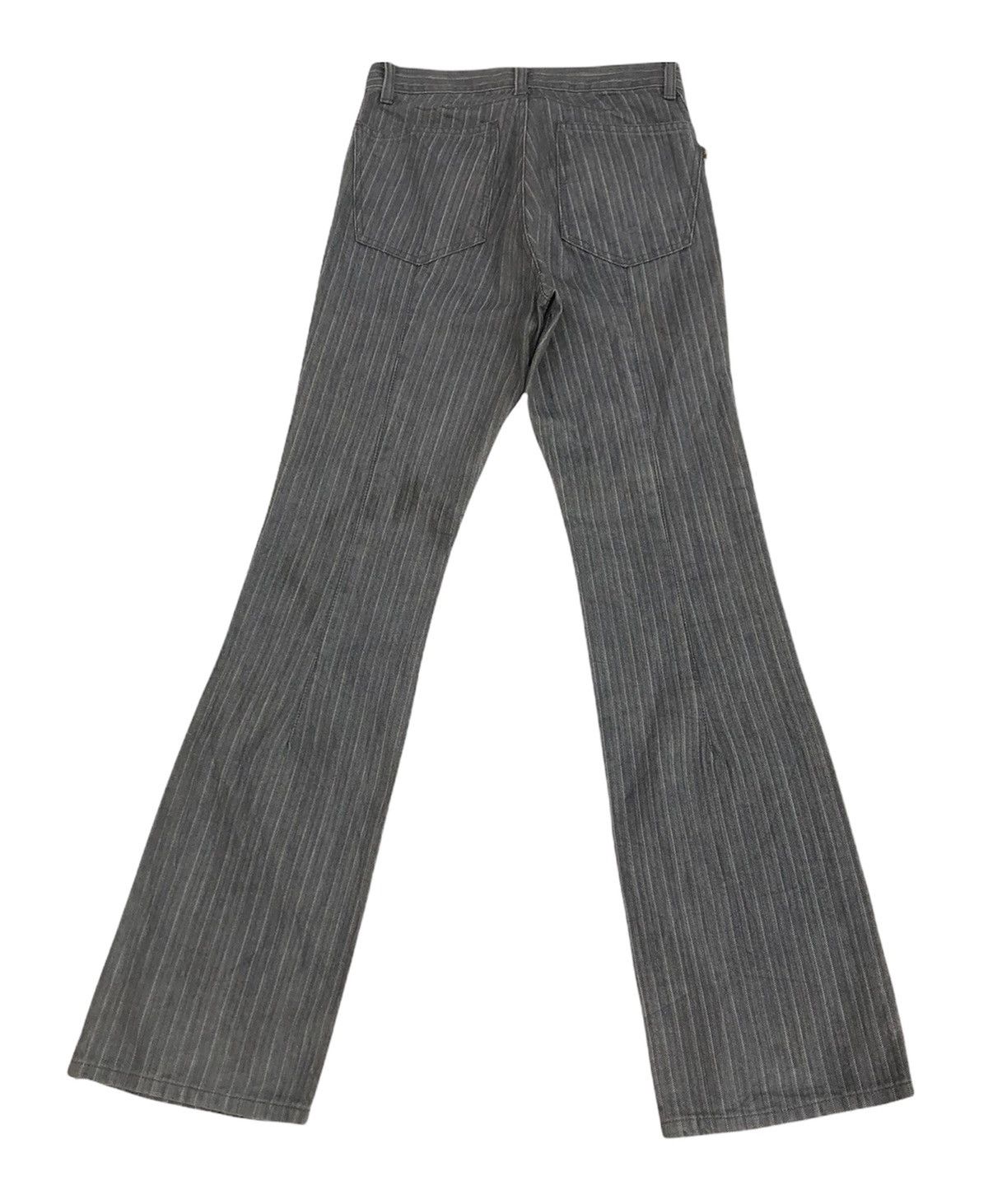 Japanese Brand Japanese 291295 Homme Stripes Flare Jeans Size US 28 / EU 44 - 2 Thumbnail