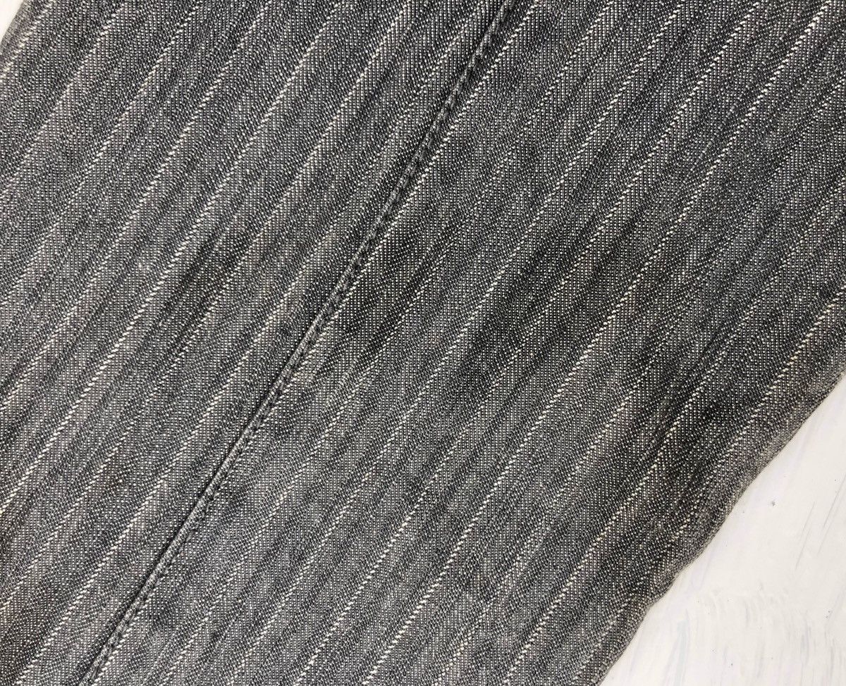 Japanese Brand Japanese 291295 Homme Stripes Flare Jeans Size US 28 / EU 44 - 10 Thumbnail
