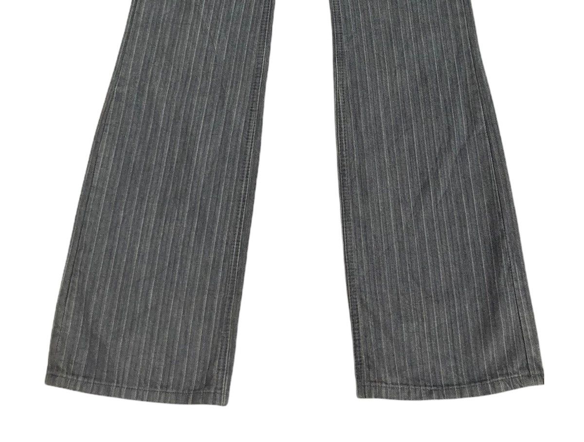 Japanese Brand Japanese 291295 Homme Stripes Flare Jeans Size US 28 / EU 44 - 4 Thumbnail
