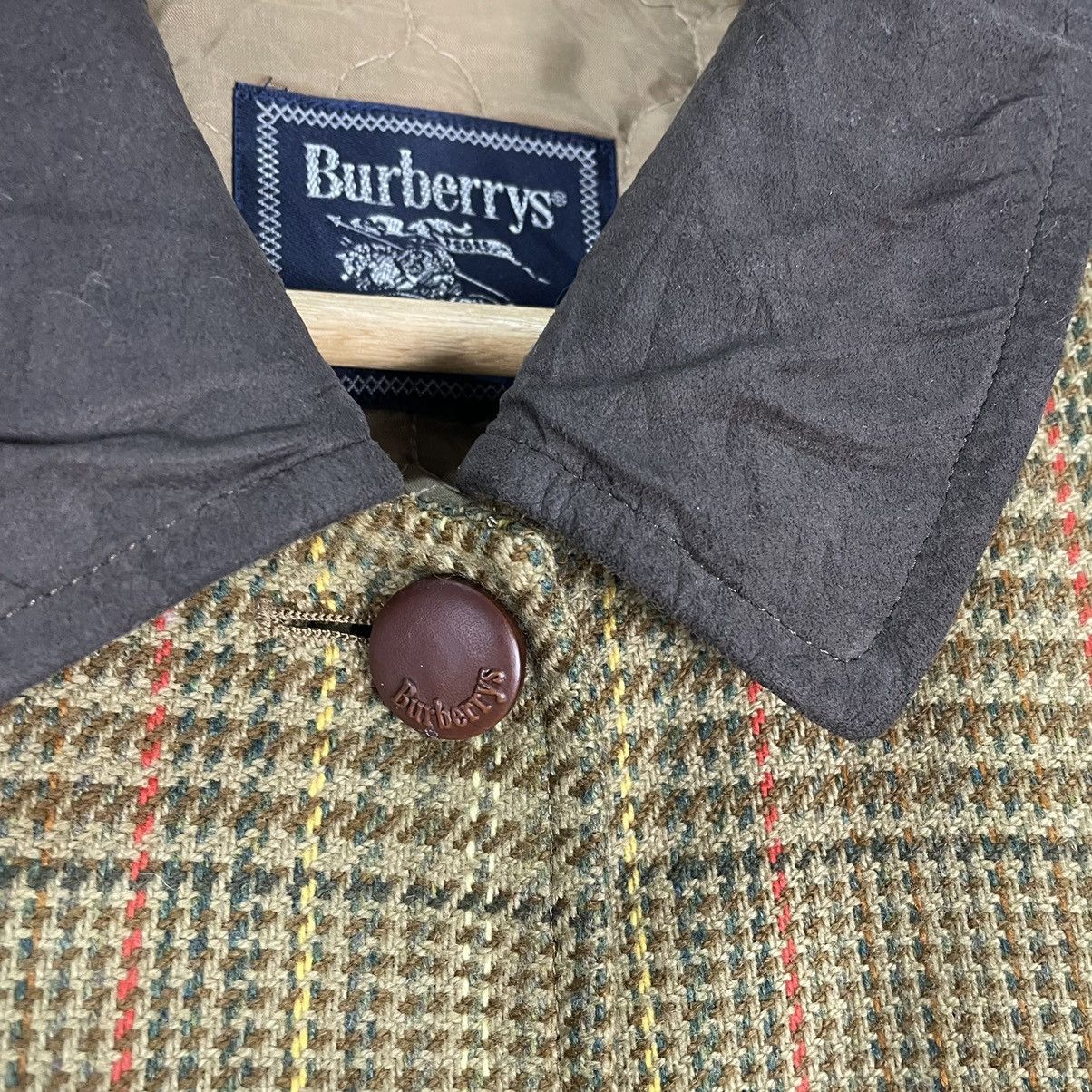 Burberry × Vintage 🔥BURBERRY Plaids Wool Light Button Jacket Size M / US 6-8 / IT 42-44 - 8 Thumbnail