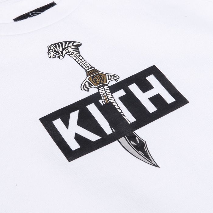 Kith Kith x Power Rangers White Ranger Crewneck Grailed