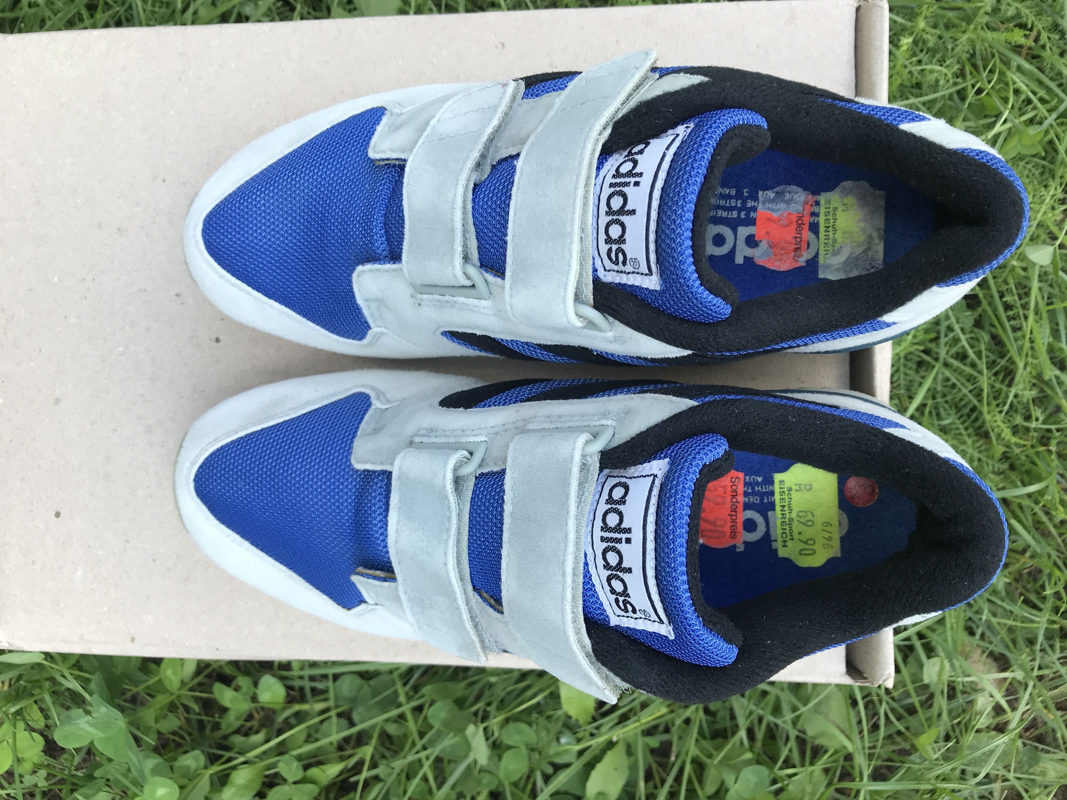 Adidas Vintage Adidas Women Sneakers 1995 Size US5(37.5) Blue Gray Size US 5 / IT 35 - 22 Thumbnail