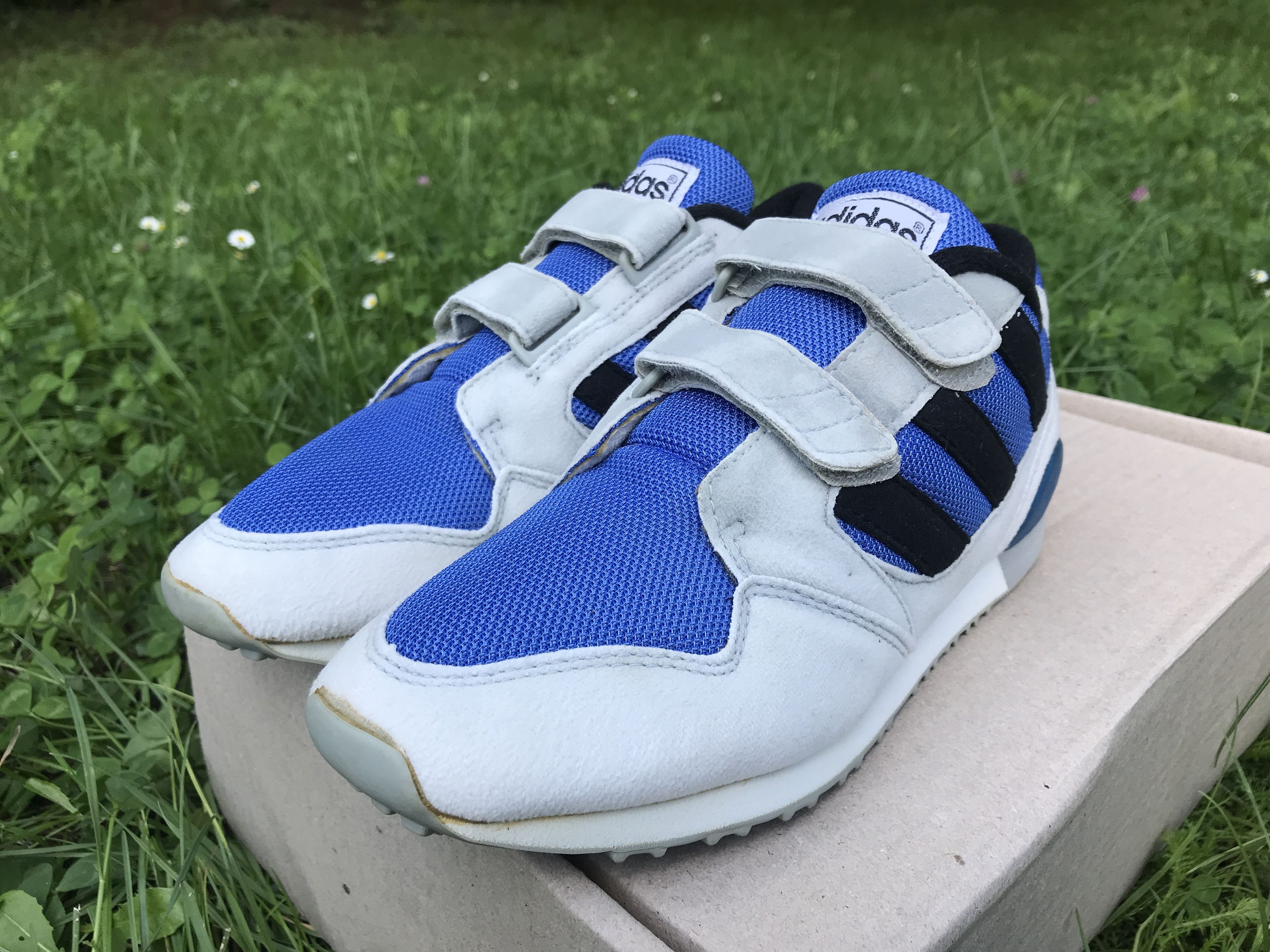 Adidas Vintage Adidas Women Sneakers 1995 Size US5(37.5) Blue Gray Size US 5 / IT 35 - 19 Thumbnail