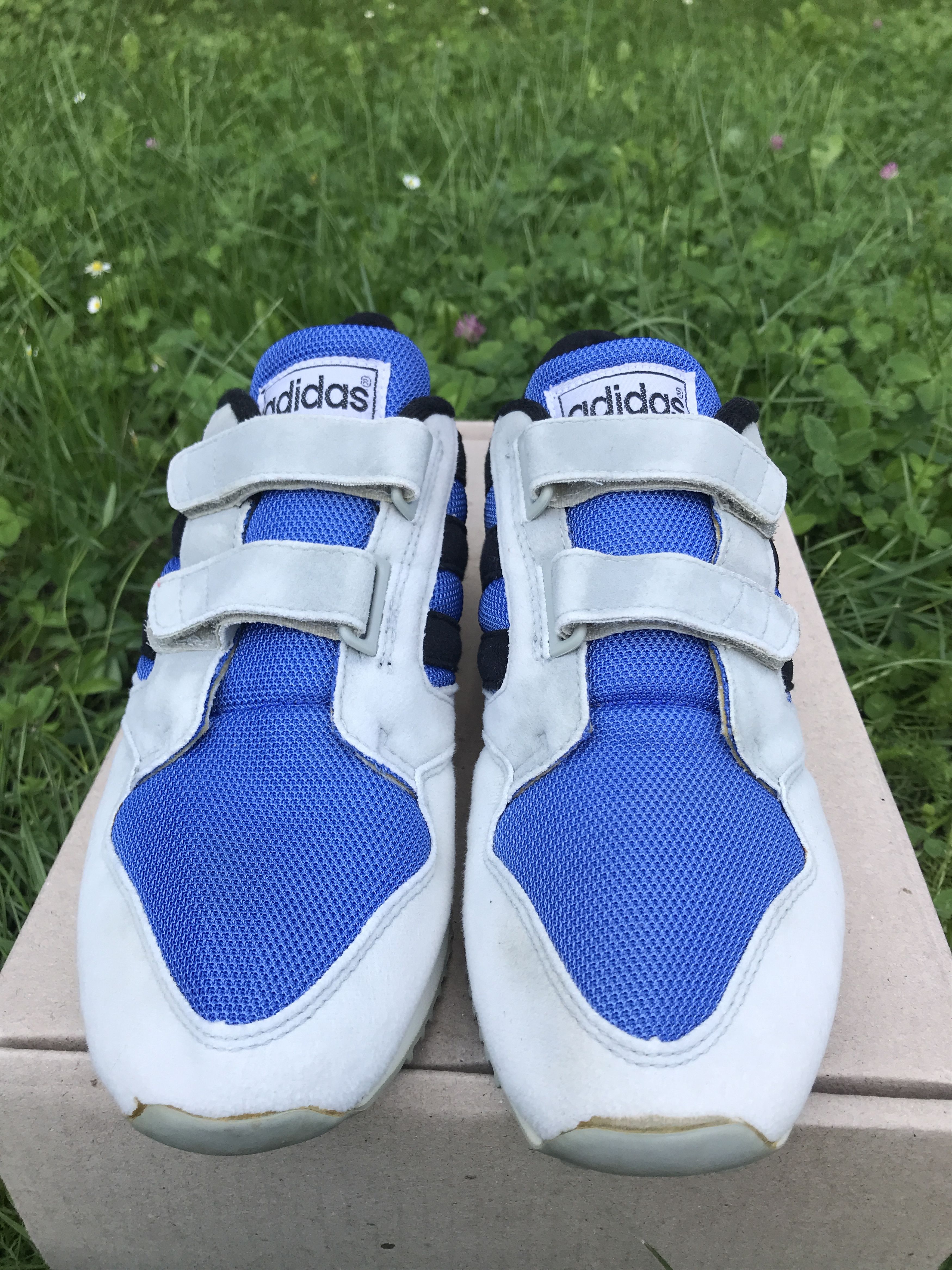 Adidas Vintage Adidas Women Sneakers 1995 Size US5(37.5) Blue Gray Size US 5 / IT 35 - 4 Thumbnail