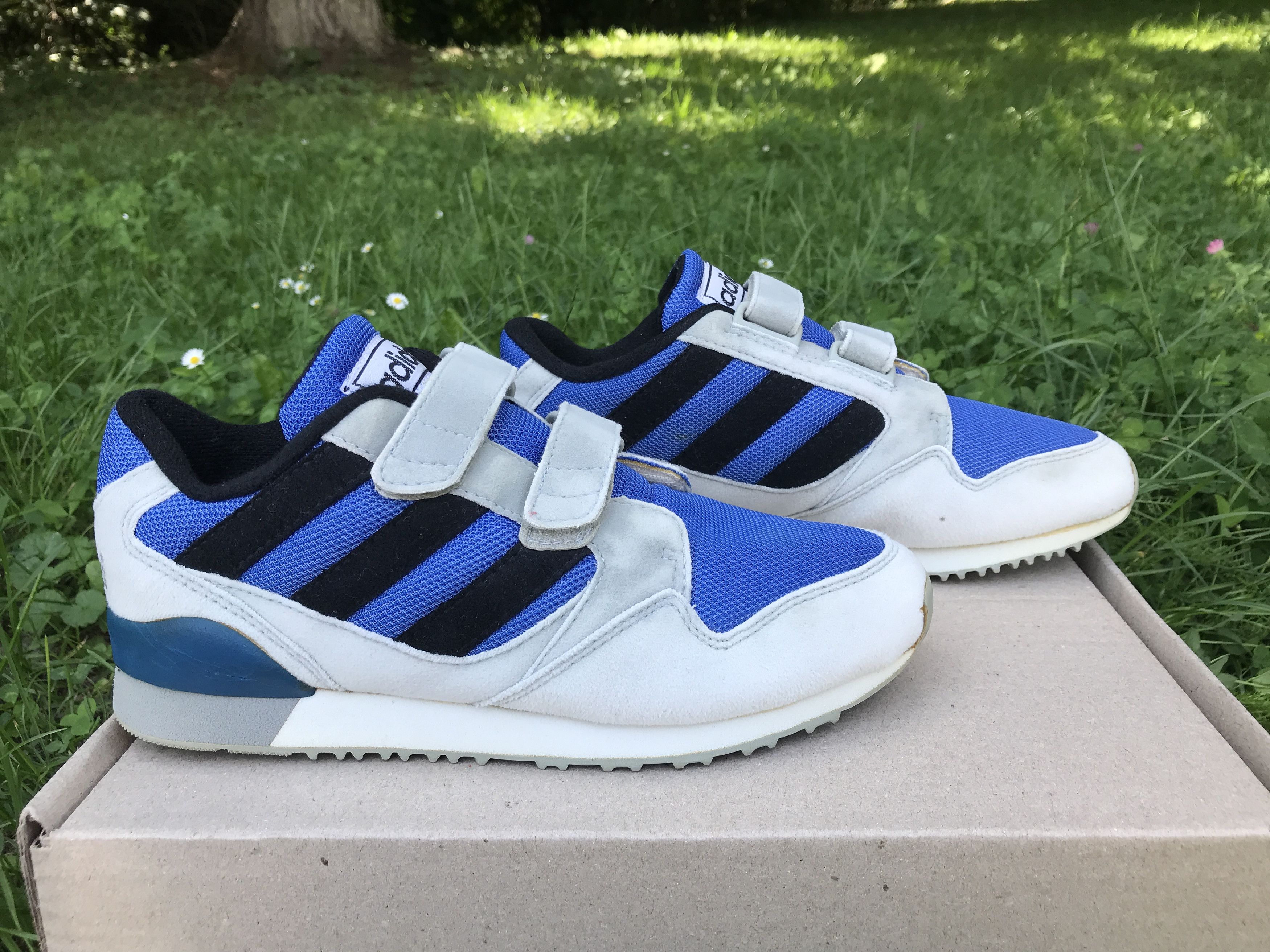 Adidas Vintage Adidas Women Sneakers 1995 Size US5(37.5) Blue Gray Size US 5 / IT 35 - 15 Thumbnail
