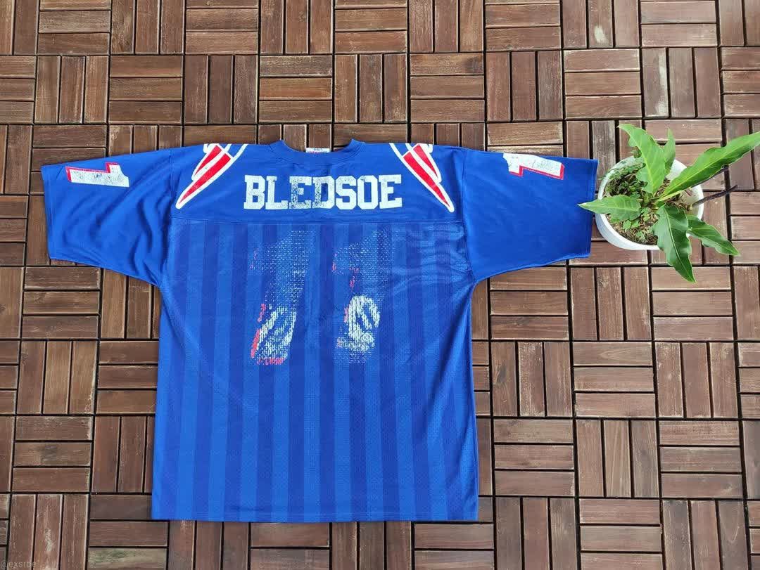 Logo Athletic Logo athletic Patriots Bledsoe vintage Jersey Size US L / EU 52-54 / 3 - 2 Thumbnail