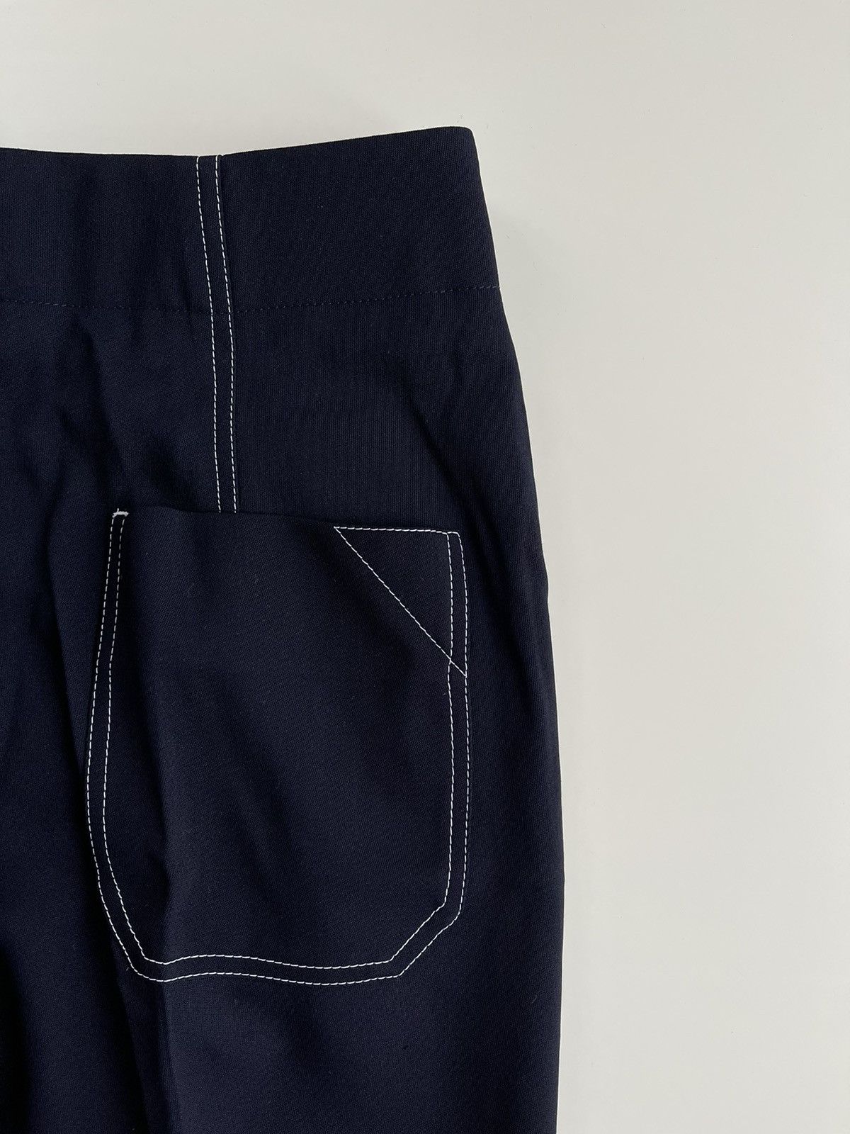 Celine ** Céline Wool Blend Trousers - Navy ** Size US 30 / EU 46 - 1 Thumbnail