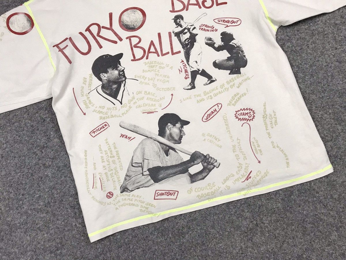 Vintage FURYO BASEBALL PRINTED T-SHIRT Size US L / EU 52-54 / 3 - 4 Thumbnail