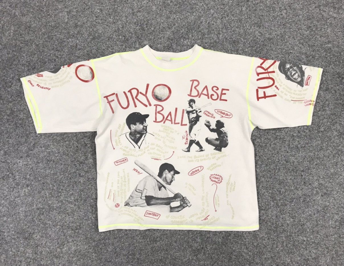 Vintage FURYO BASEBALL PRINTED T-SHIRT Size US L / EU 52-54 / 3 - 15 Thumbnail