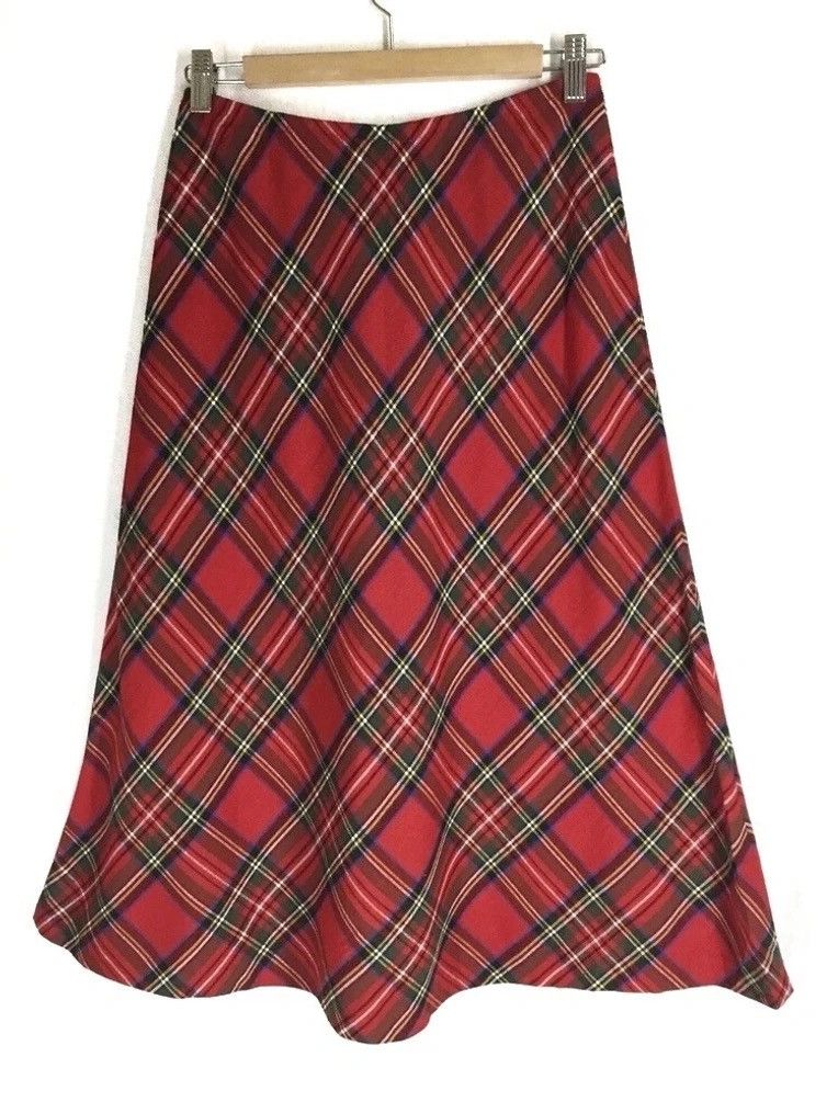 Seditionaries × agnes b. Agnes B. Red Tartan Skirt Size 29" - 4 Thumbnail