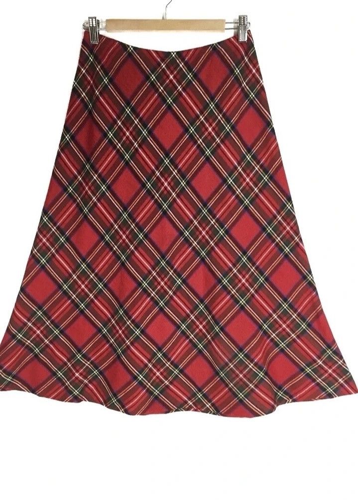 Seditionaries × agnes b. Agnes B. Red Tartan Skirt Size 29" - 1 Thumbnail