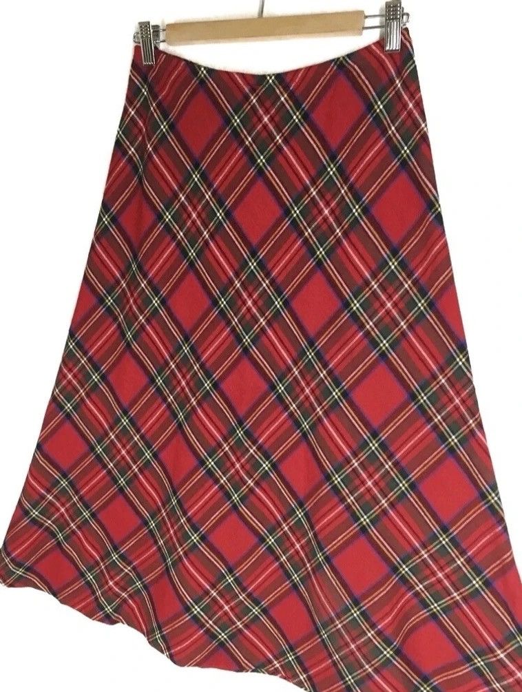 Seditionaries × agnes b. Agnes B. Red Tartan Skirt Size 29" - 2 Thumbnail