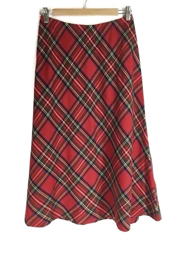Seditionaries × agnes b. Agnes B. Red Tartan Skirt Size 29" - 3 Thumbnail