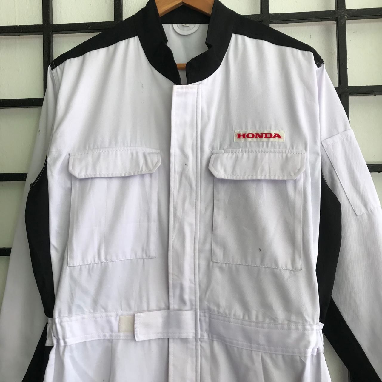 Honda × Japanese Brand × Vintage 💣 OFFER Vtg HONDA TECHNICAL Coverall Jacket Size US L / EU 52-54 / 3 - 7 Thumbnail
